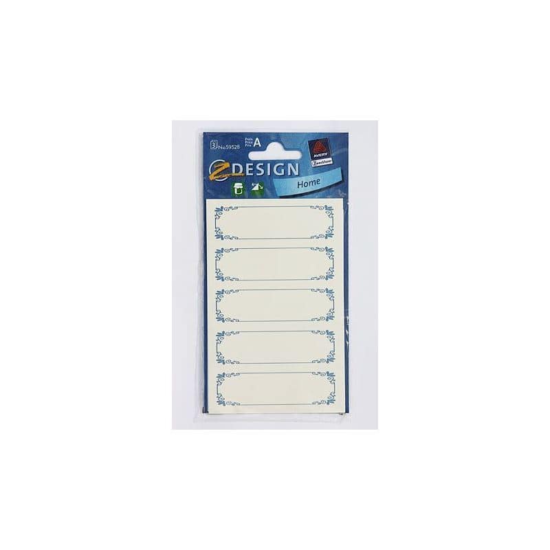 Zweckform etikety „Modrý rámik“, obdĺžniková, papier, biela farba-modrá farba Zweckform etikety „Modrý rámik“, obdĺžniková, papier, biela farba-modrá farba