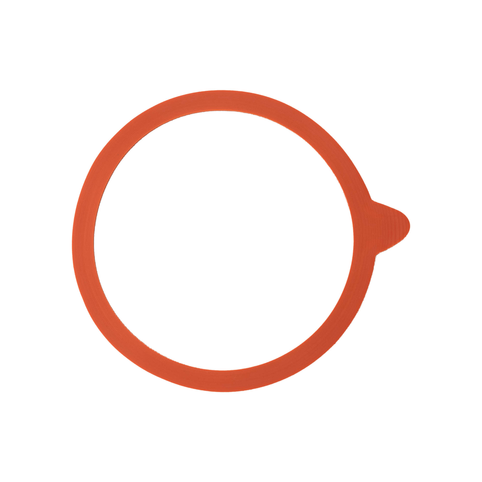 WECK-zatvárací krúžok RR100 #, červený, otvor: okrúhly okraj