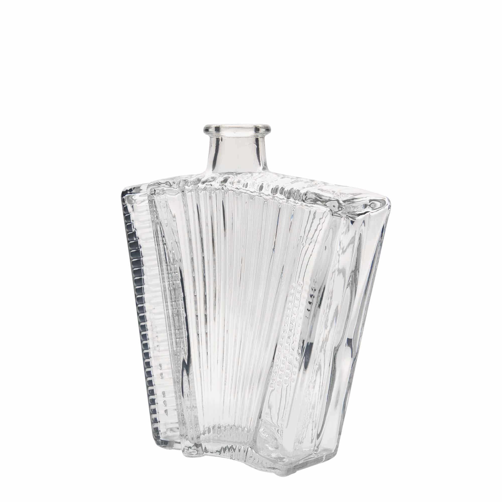 500 ml sklená fľaša „Akordeón“, hrdlo: korok