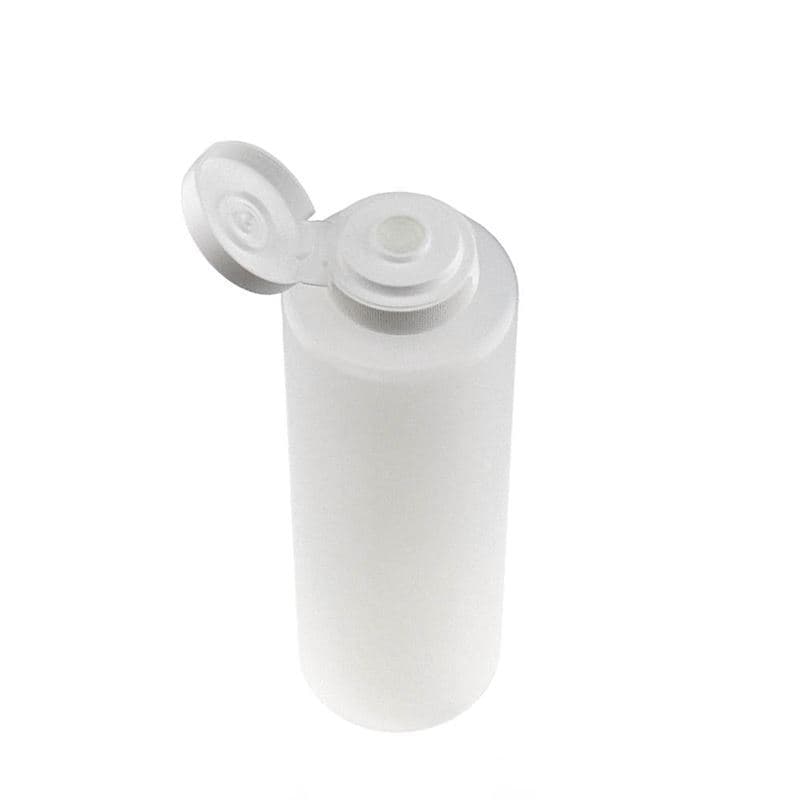 500 ml fľaša na omáčku, LDPE plast, prírodná farba, hrdlo: GPI 38/400