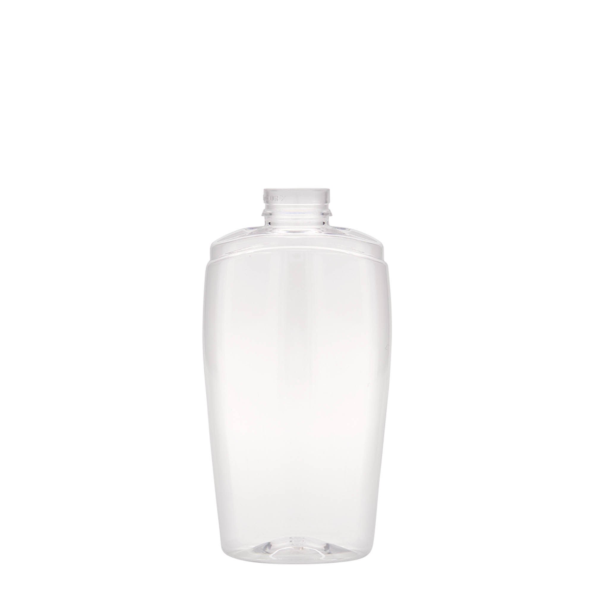 200 ml PET fľaša 'Squeeze', oválna, plastová