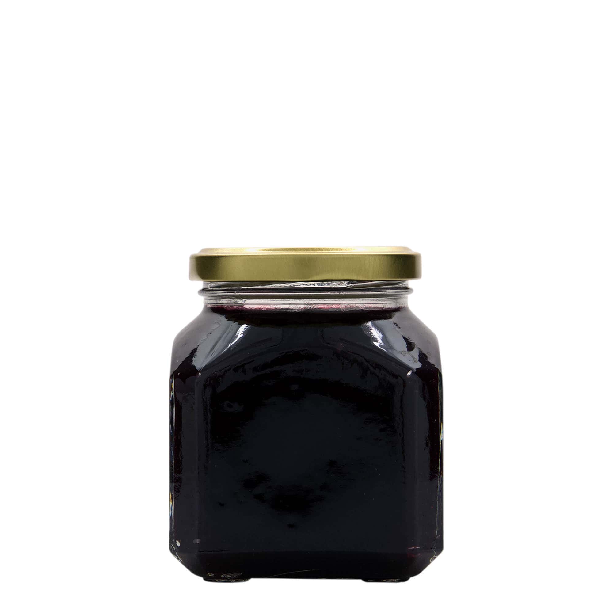 314 ml štvorcová nádoba „Miláno“, hrdlo: Twist-Off (TO 63)