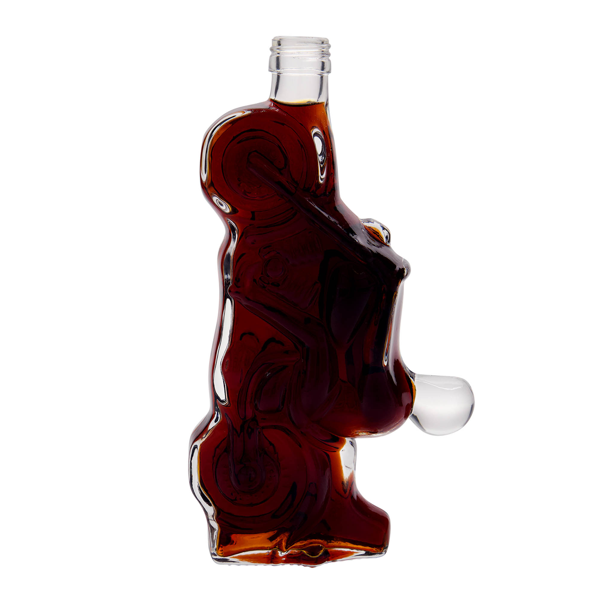 350 ml sklenená fľaša 'Motorka', hrdlo: PP 28