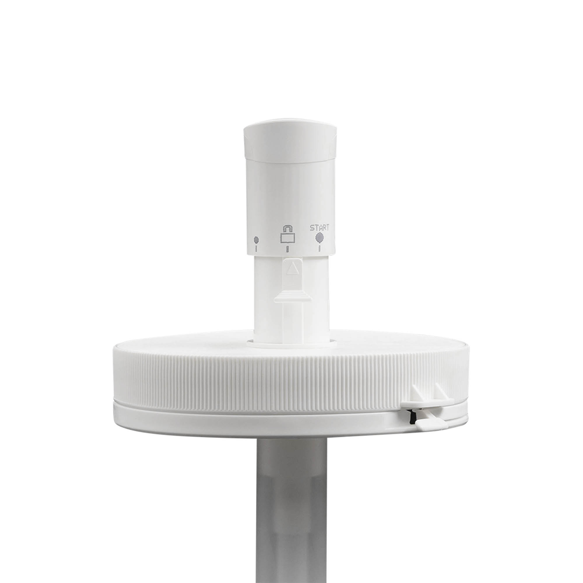 Dávkovacia pumpa pre 1 240 ml „Securibox“, PE-plast, biela, pre hrdlo: skrutkovací uzáver Dávkovacia pumpa pre 1 240 ml „Securibox“, PE-plast, biela, pre hrdlo: skrutkovací uzáver