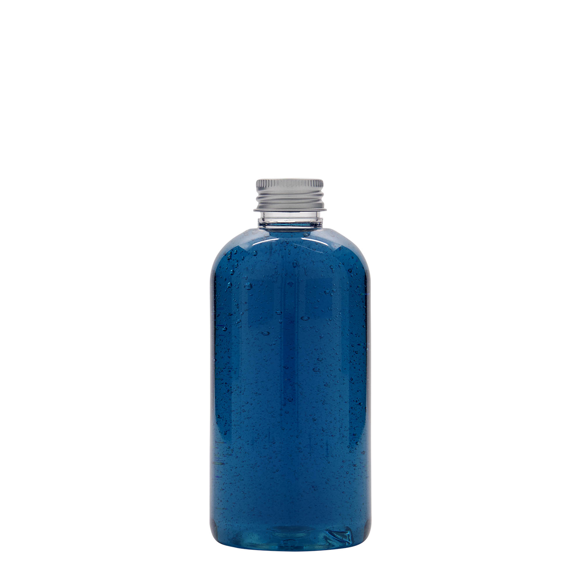 250 ml PET fľaša 'Boston', plast, hrdlo: 24/410