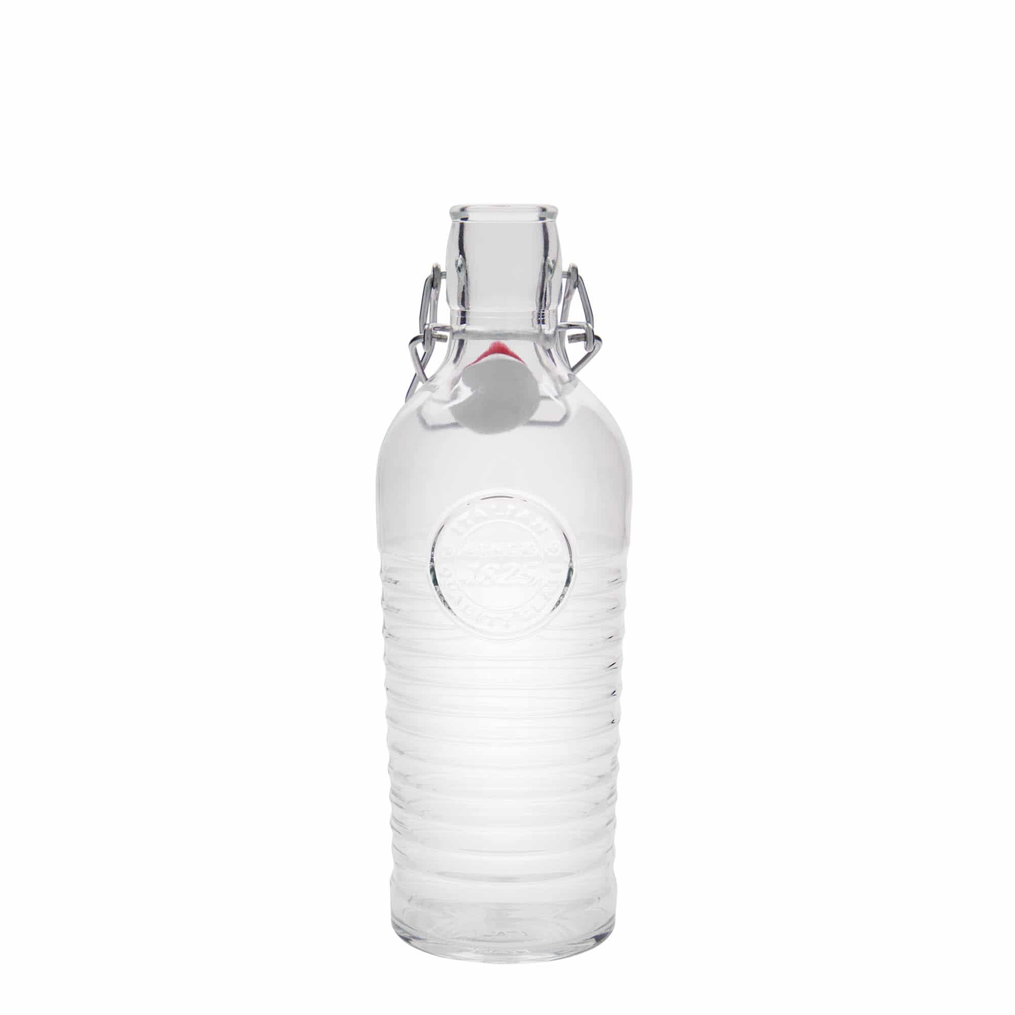 750 ml sklená fľaša „Officina 1825“, hrdlo: strmeňový uzáver 750 ml sklená fľaša „Officina 1825“, hrdlo: strmeňový uzáver