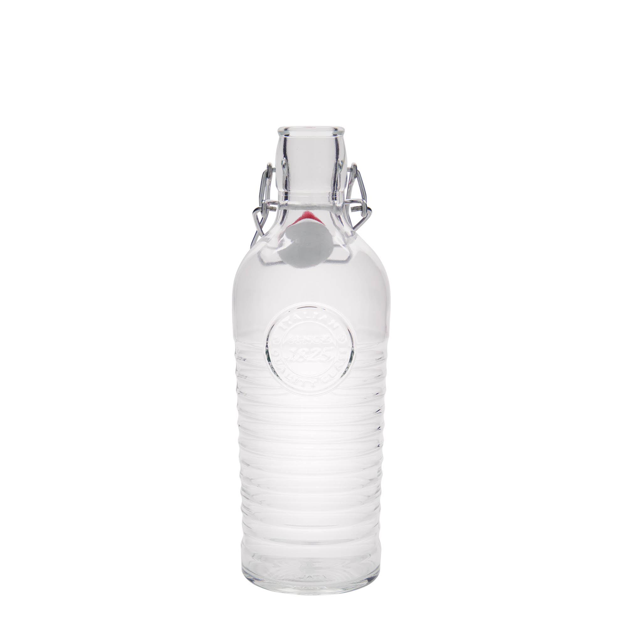 750 ml sklenená fľaša 'Officina 1825', hrdlo: pákové uzáver