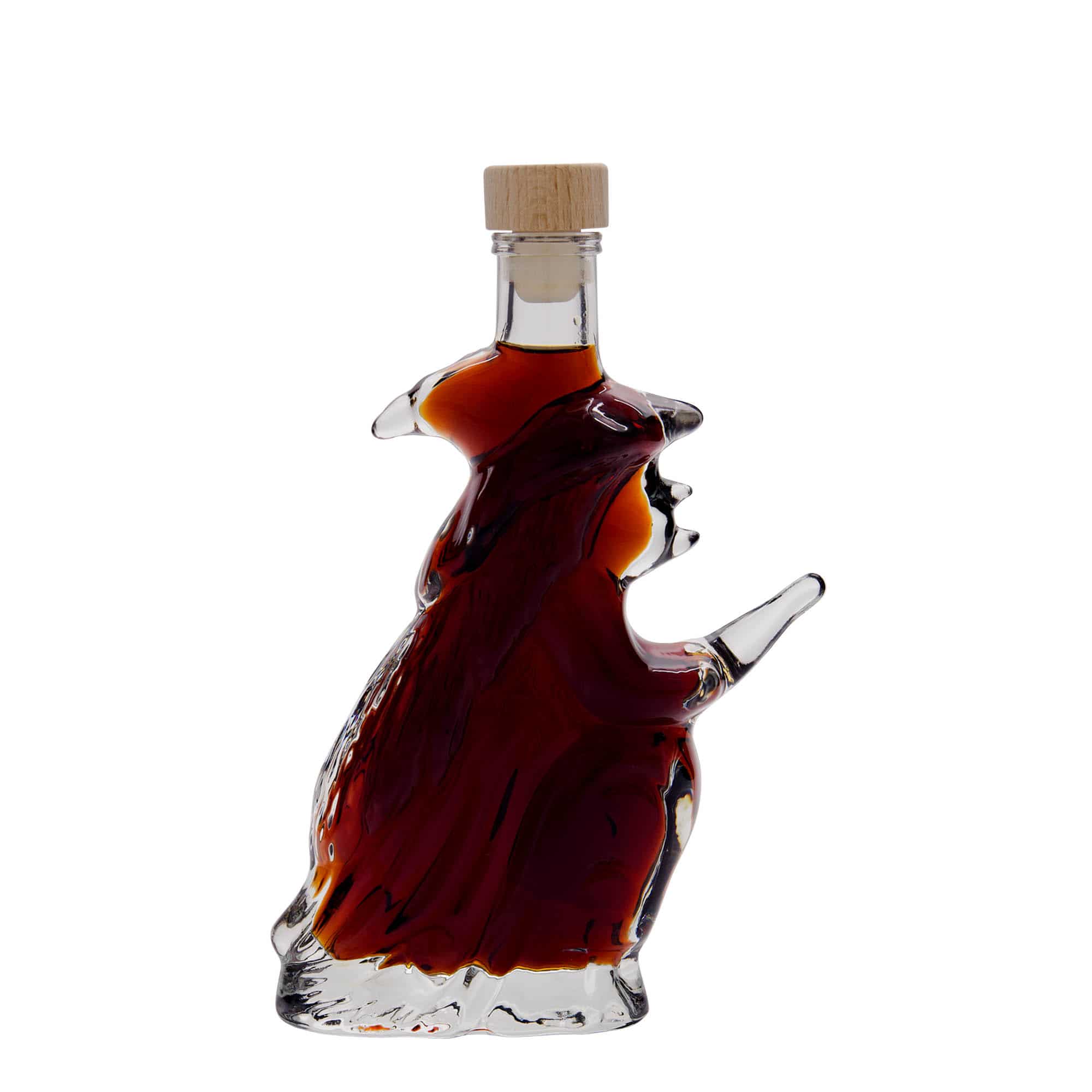 200 ml sklená fľaša „Bosorka“, hrdlo: korok