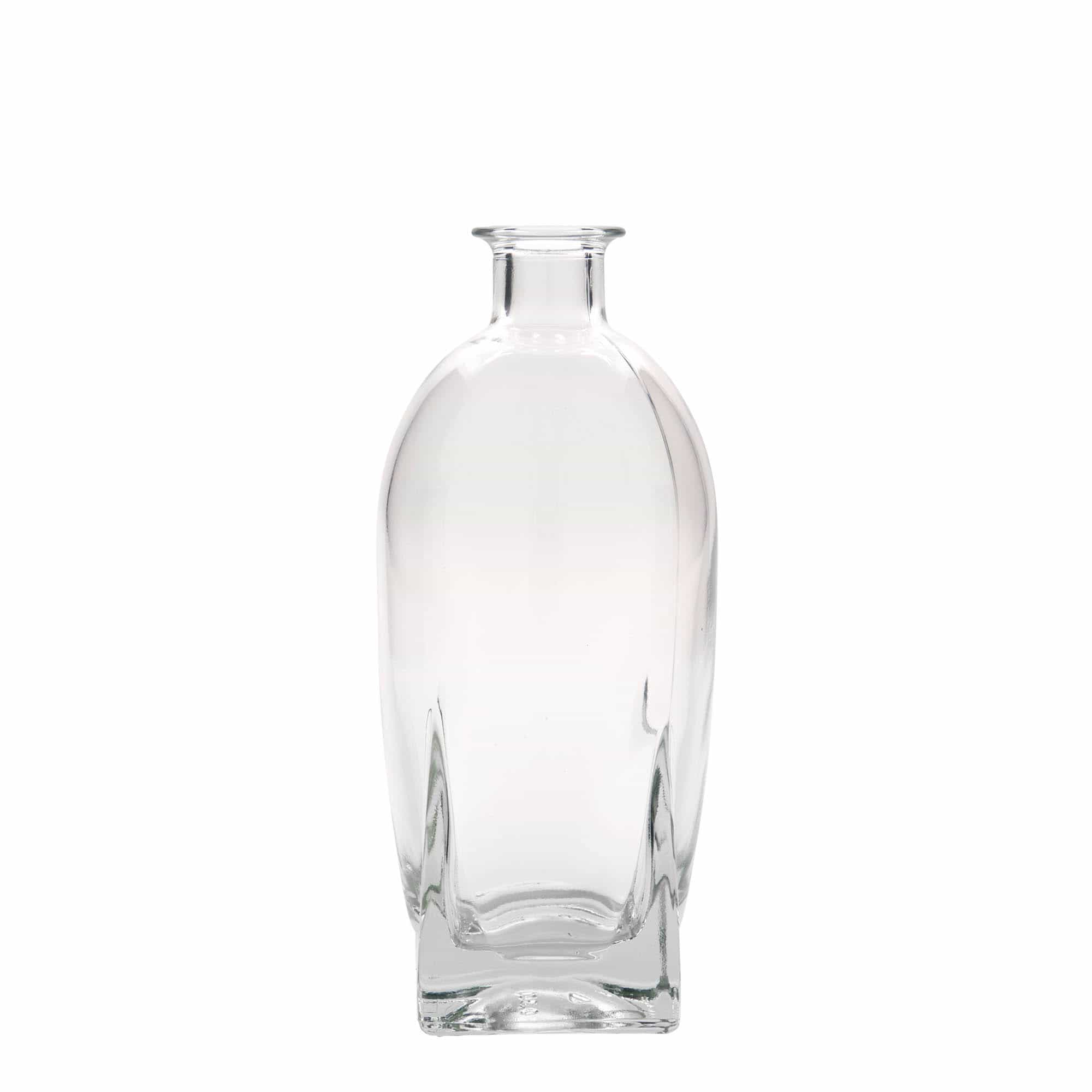 500 ml sklená fľaša „Zino“, štvorcová, hrdlo: korok 500 ml sklená fľaša „Zino“, štvorcová, hrdlo: korok