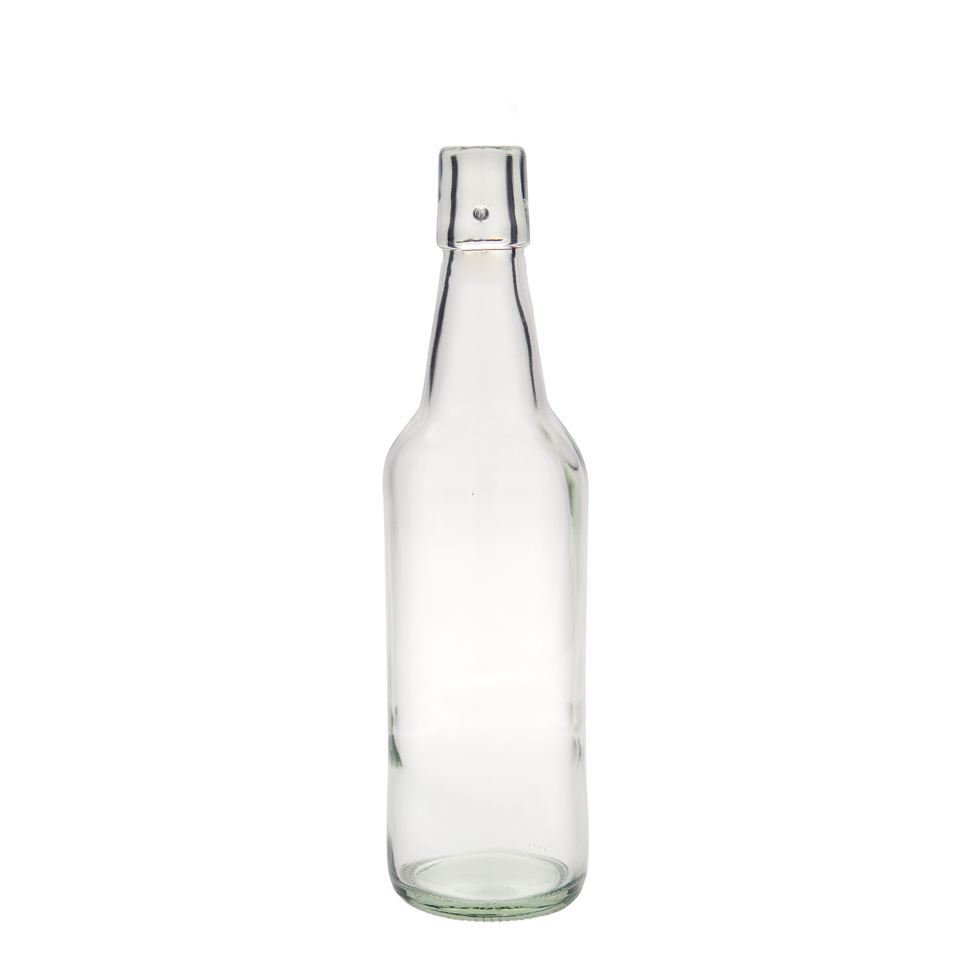 500 ml pivová fľaša, sklo, hrdlo: uzáver na pánt