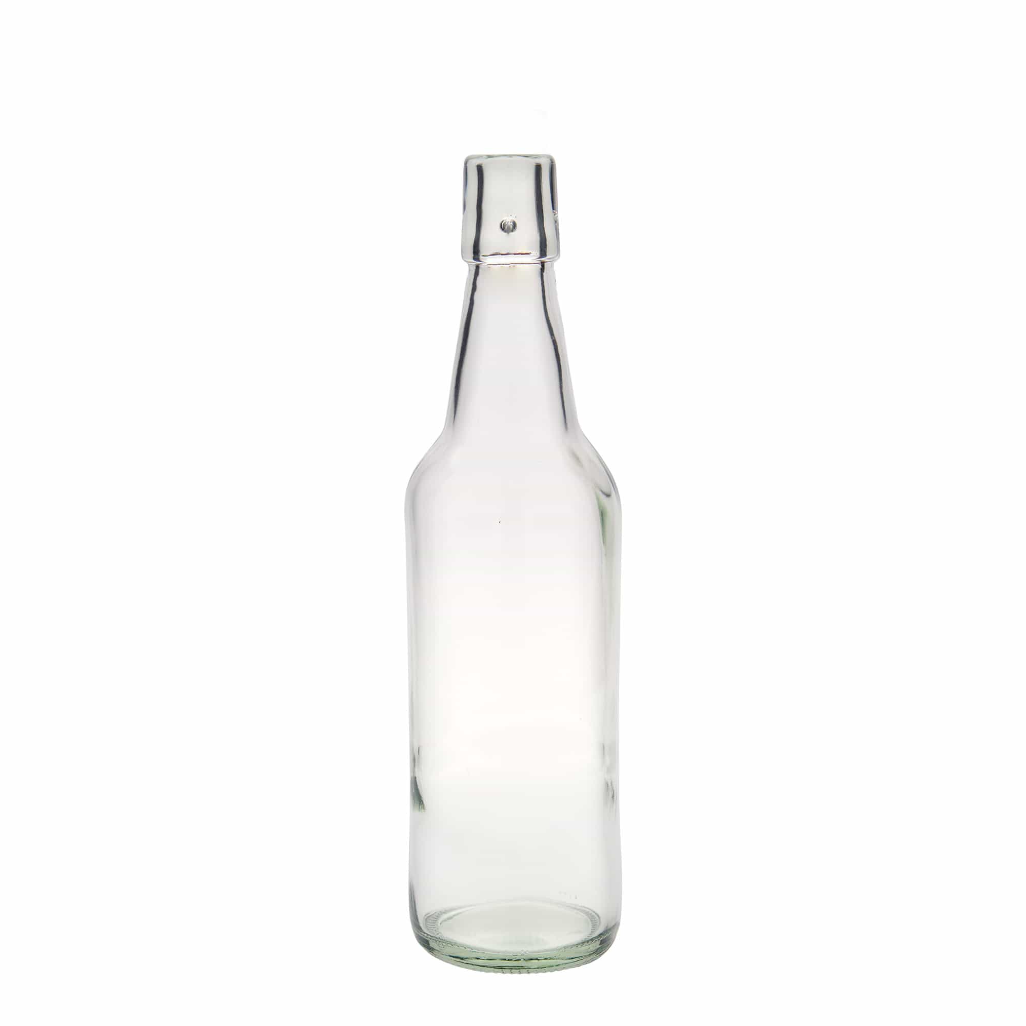 500 ml pivová fľaša, sklo, hrdlo: uzáver na pánt