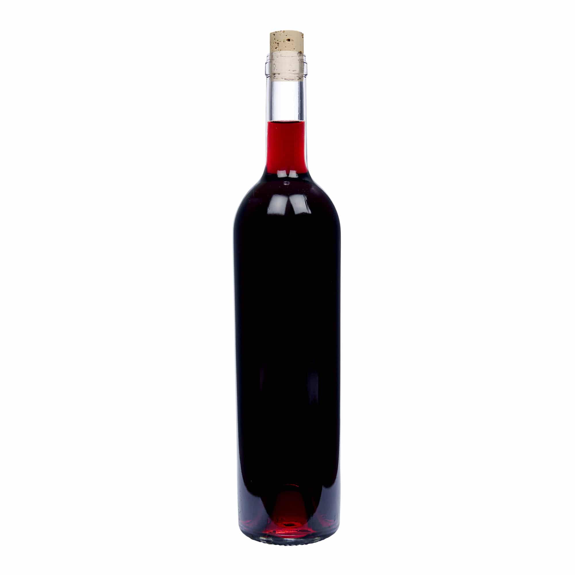 750 ml fľaša na víno 'Liberty', uzáver: korok 750 ml fľaša na víno 'Liberty', uzáver: korok