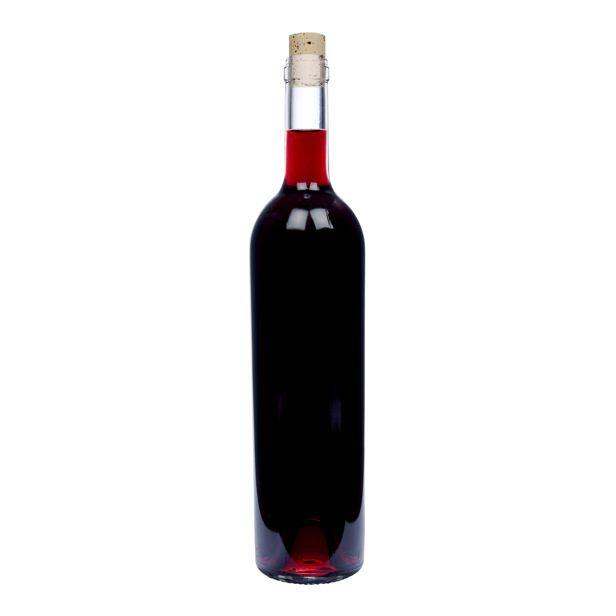 750 ml fľaša na víno 'Liberty', uzáver: korok 750 ml fľaša na víno 'Liberty', uzáver: korok