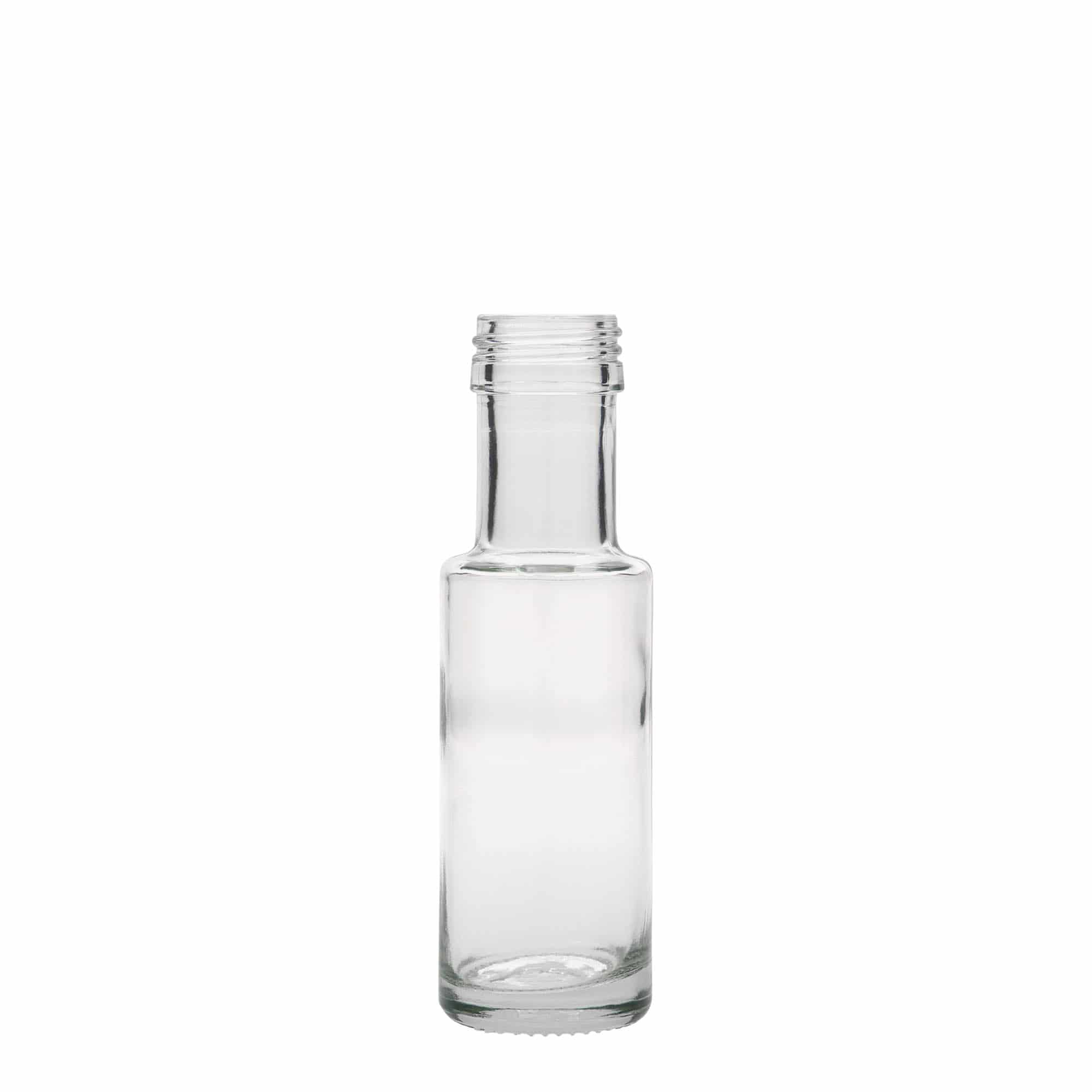100 ml sklenená fľaša 'Dorica', hrdlo: PP 31,5
