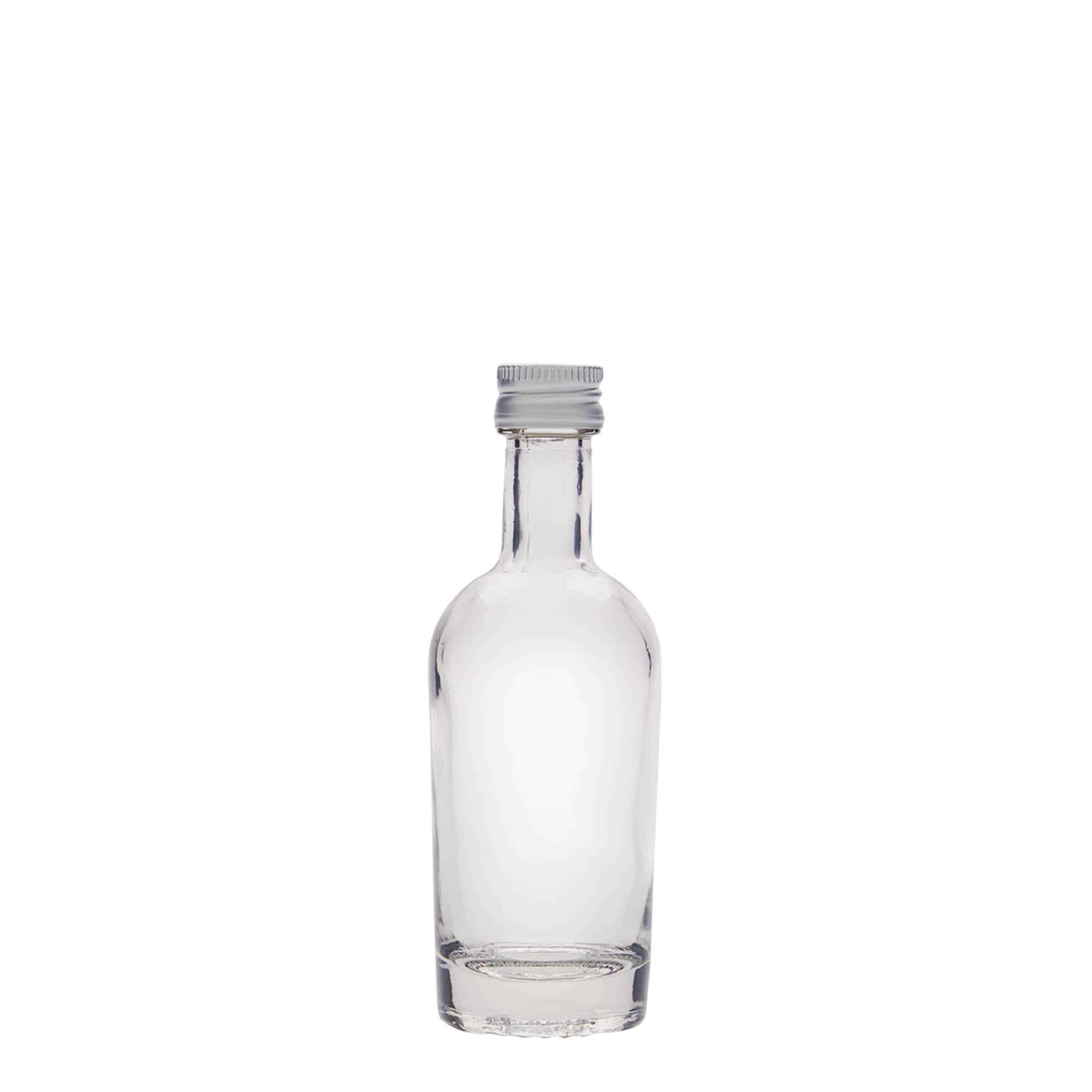 50 ml sklená fľaša „Pepe“, hrdlo: PP 18