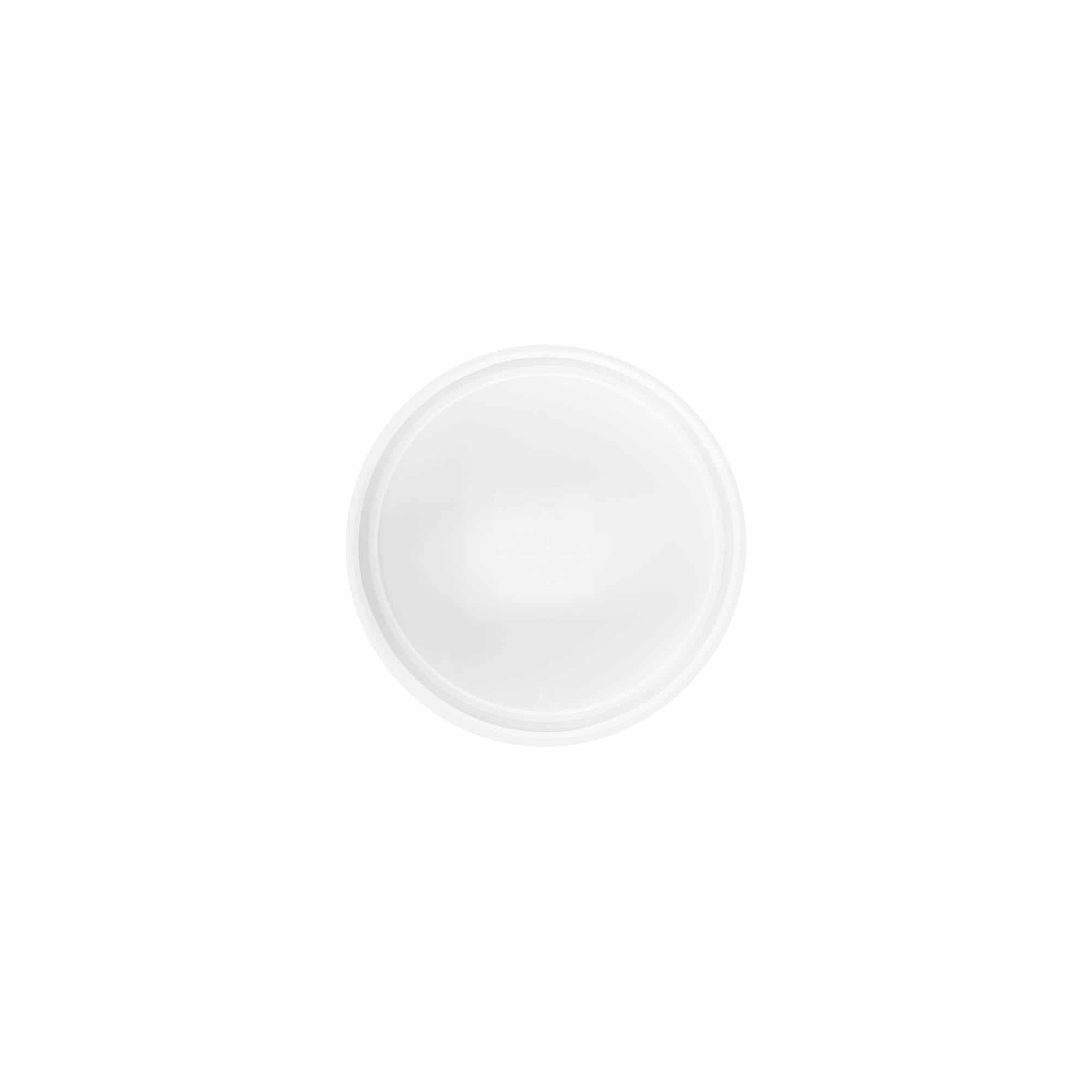 Skrutkovací uzáver „White Line“ 60 ml, PP plast, biela farba