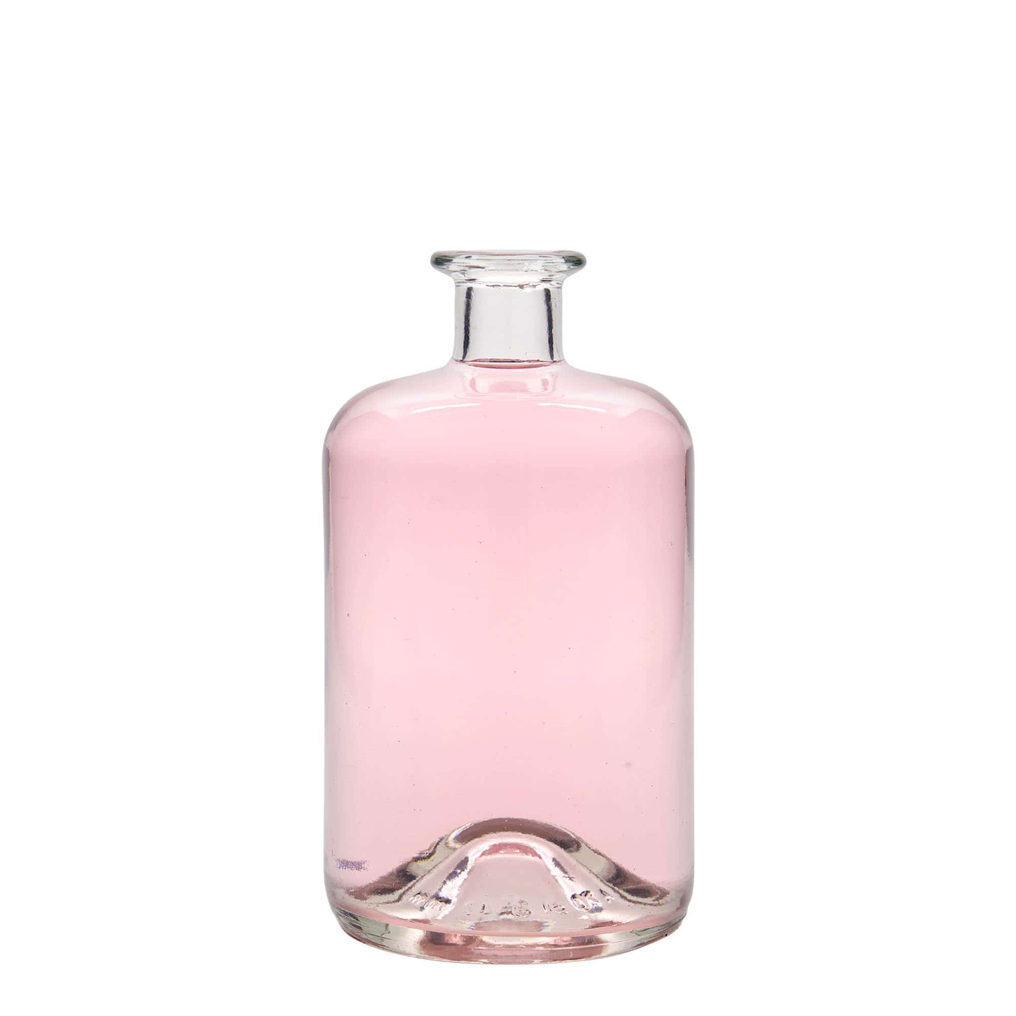 700 ml sklená fľaša lekárnická, hrdlo: korok