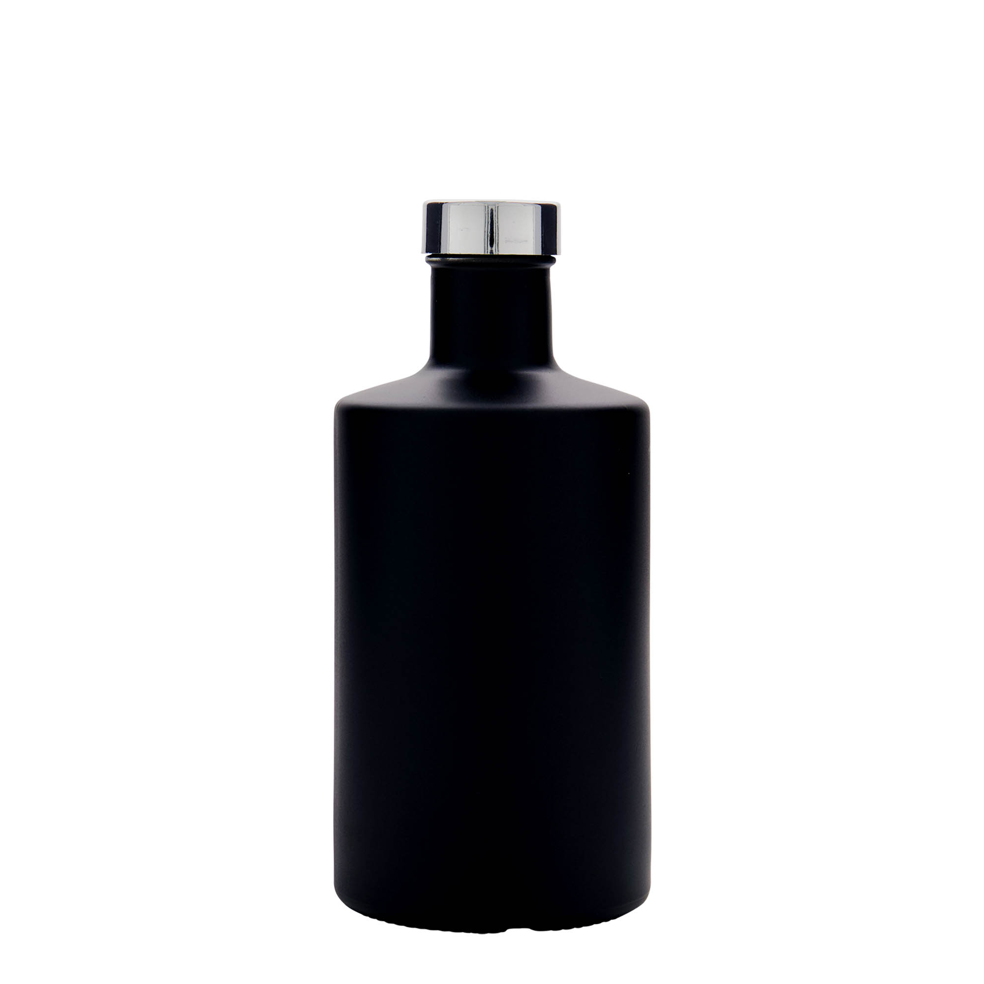 500 ml sklenená fľaša 'Caroline', čierna, hrdlo: GPI 33 500 ml sklenená fľaša 'Caroline', čierna, hrdlo: GPI 33