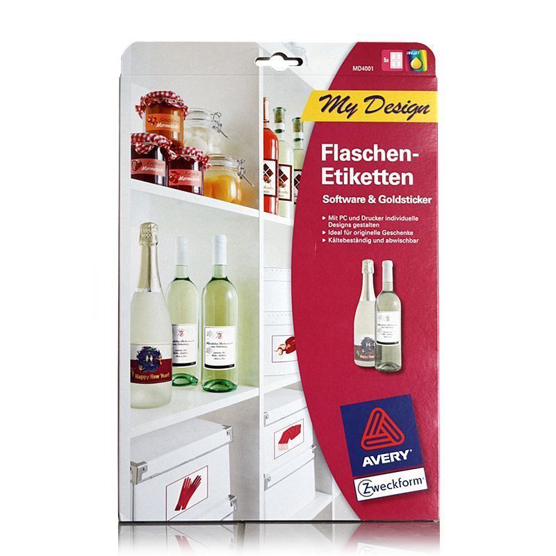 Samolepiace etikety, 20 hárkov, papier, biela Samolepiace etikety, 20 hárkov, papier, biela