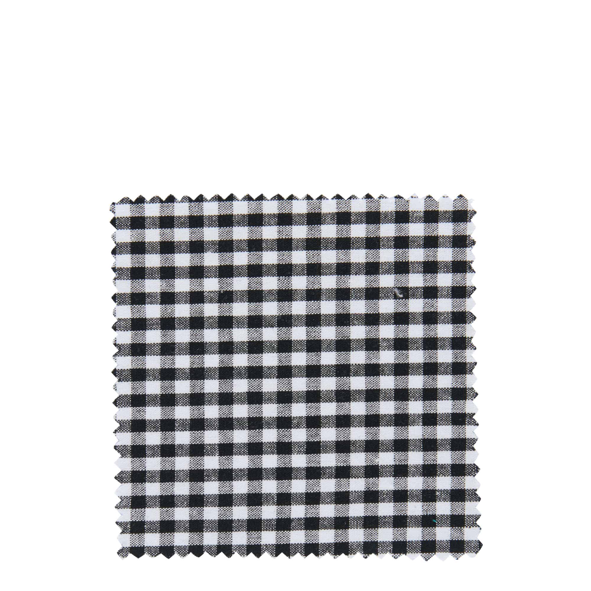 Kockovaný látkový obrúsok 12x12, štvorcový, textilný, čierny, hrdlo: TO38-TO53