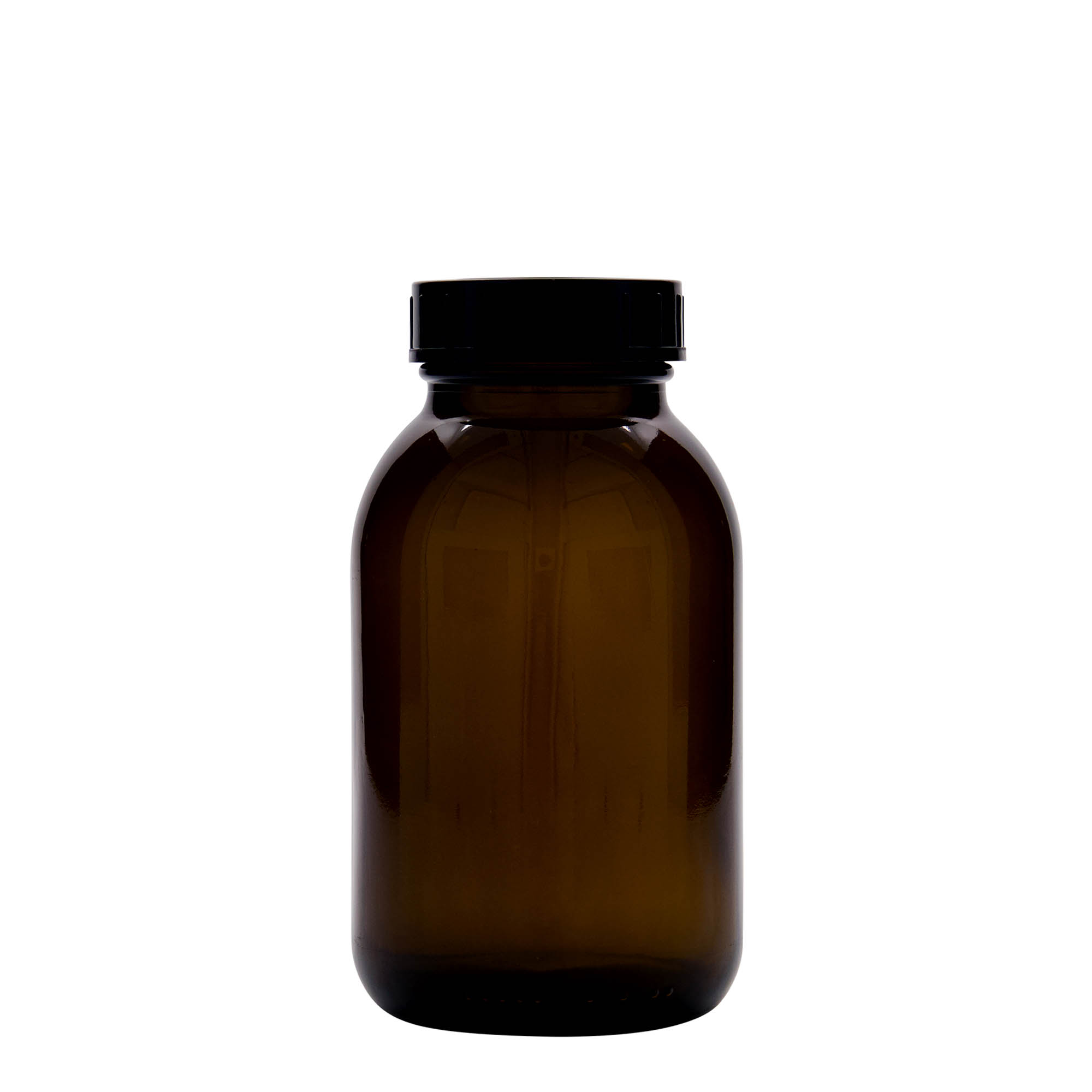 500 ml širokootvorová fľaša, hnedá, hrdlo: DIN 55