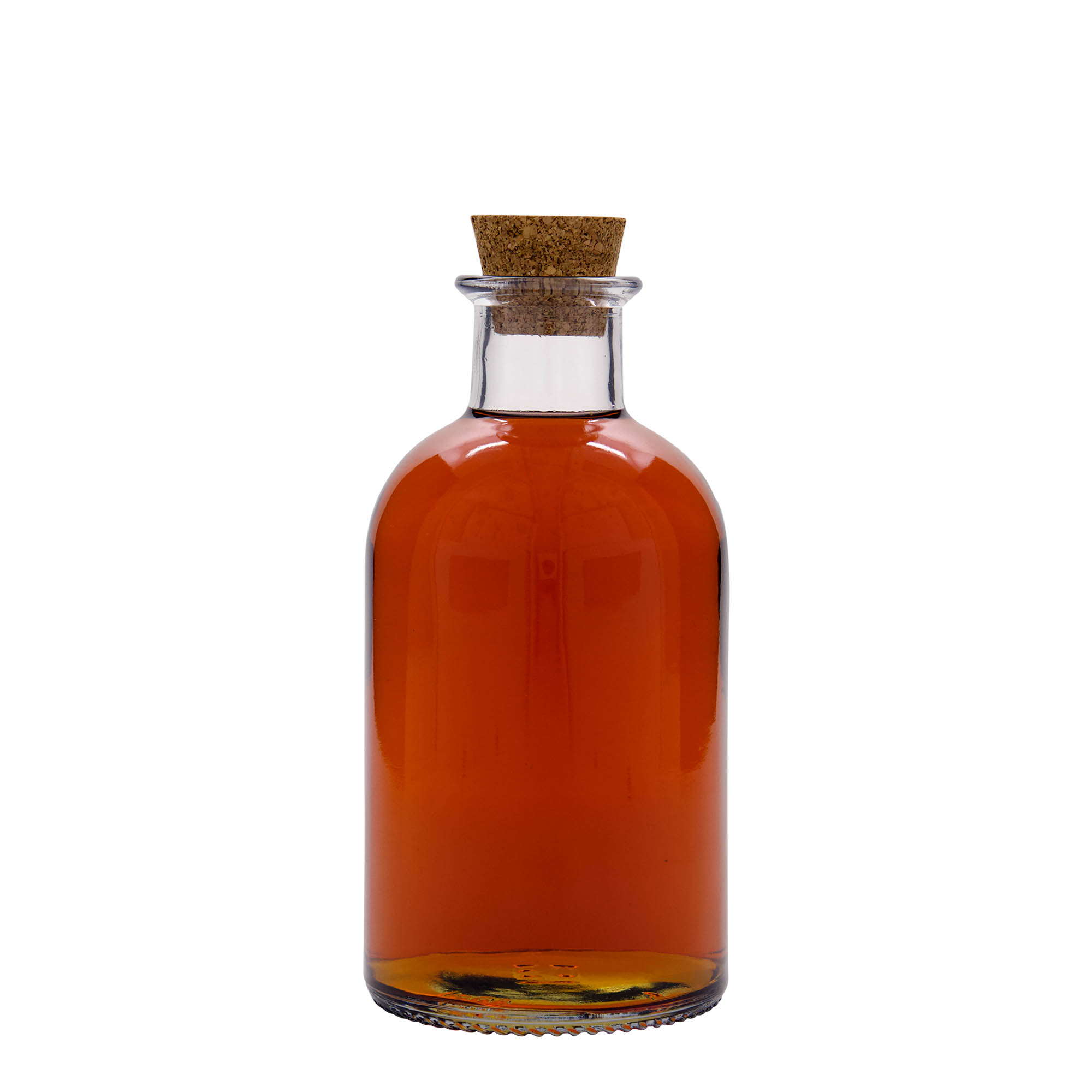 500 ml sklenená fľaša lekárnik 'Italia', hrdlo: korok