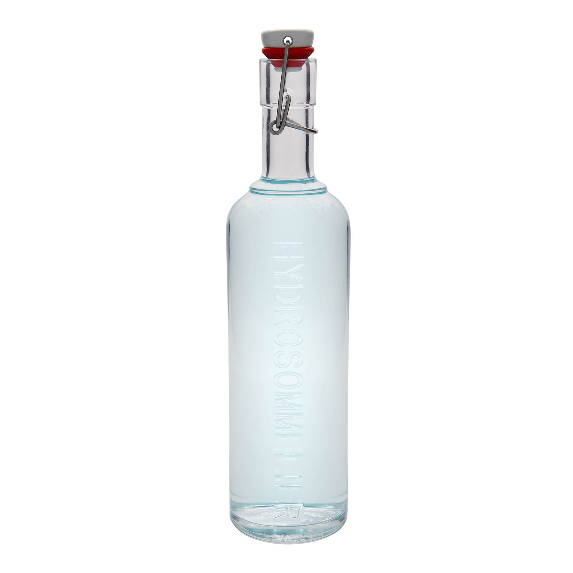 1 000 ml sklenená fľaša 'Optima Hydrosommelier', uzáver: pákový uzáver 1 000 ml sklenená fľaša 'Optima Hydrosommelier', uzáver: pákový uzáver