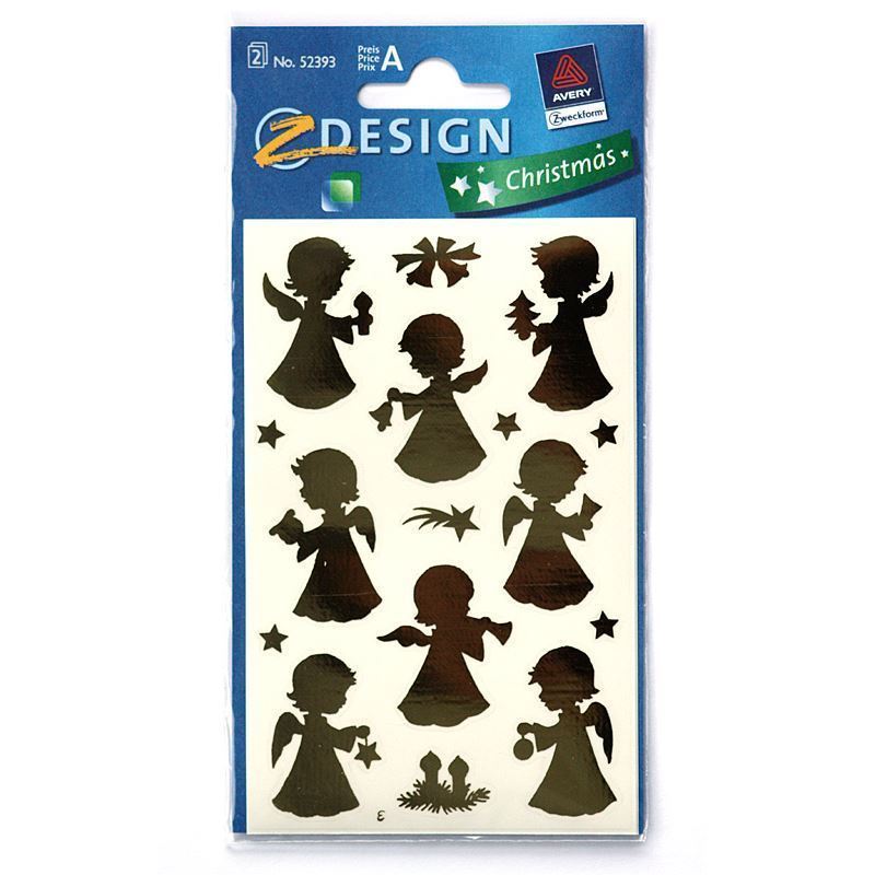 Zweckform nálepky „Anjel“, papier, zlaté Zweckform nálepky „Anjel“, papier, zlaté