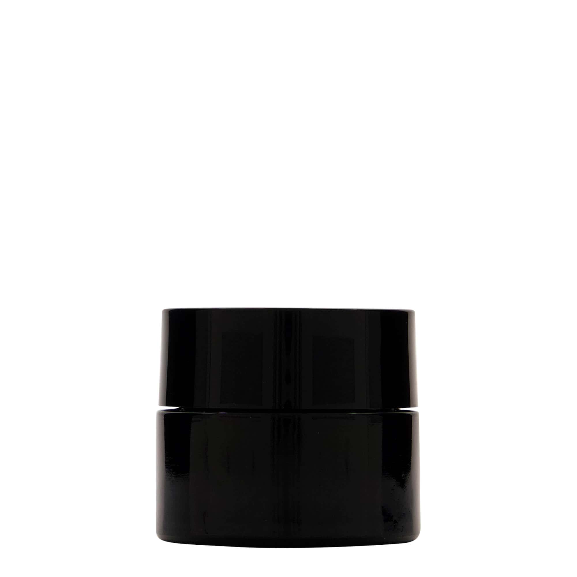 50 ml recyklovaný téglik „Floria“, sklený, antická zelená farba, hrdlo: GPI 58/400