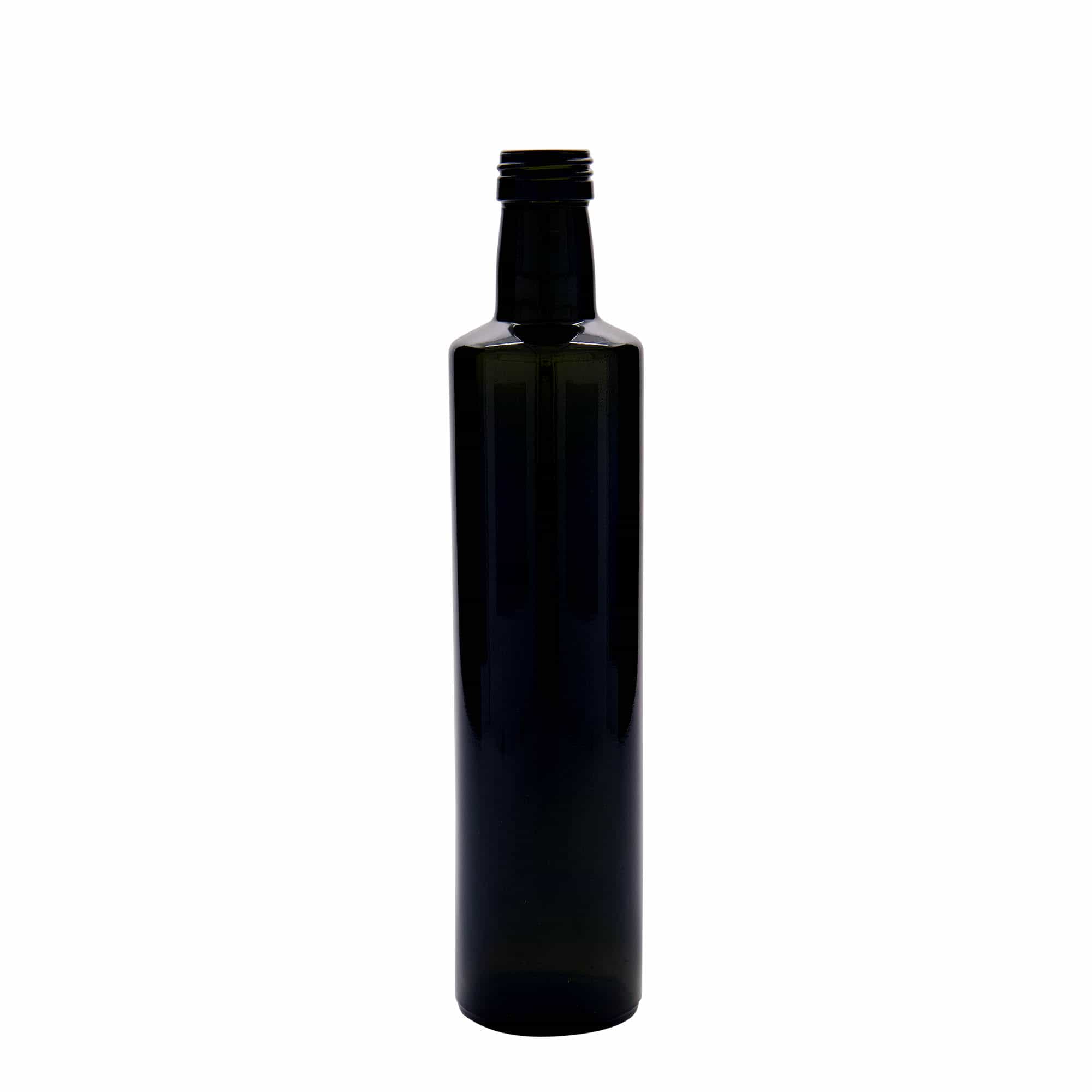 500 ml sklená fľaša „Dorica“, antická zelená farba, hrdlo: PP 31,5 500 ml sklená fľaša „Dorica“, antická zelená farba, hrdlo: PP 31,5
