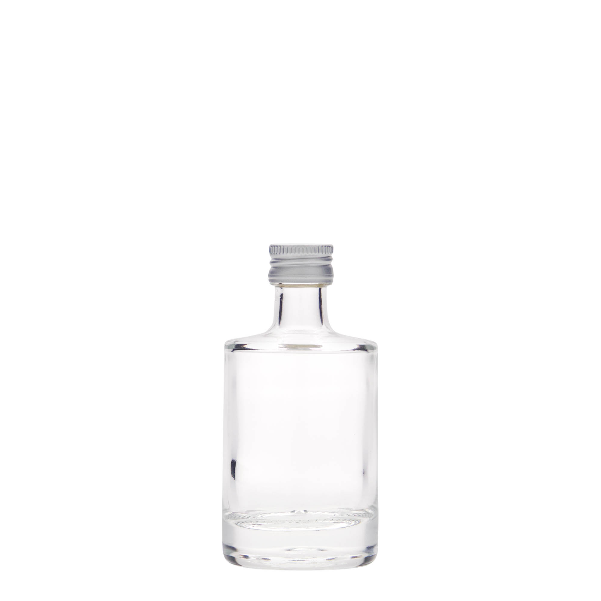 50 ml sklenená fľaša 'Aventura', hrdlo: PP 18