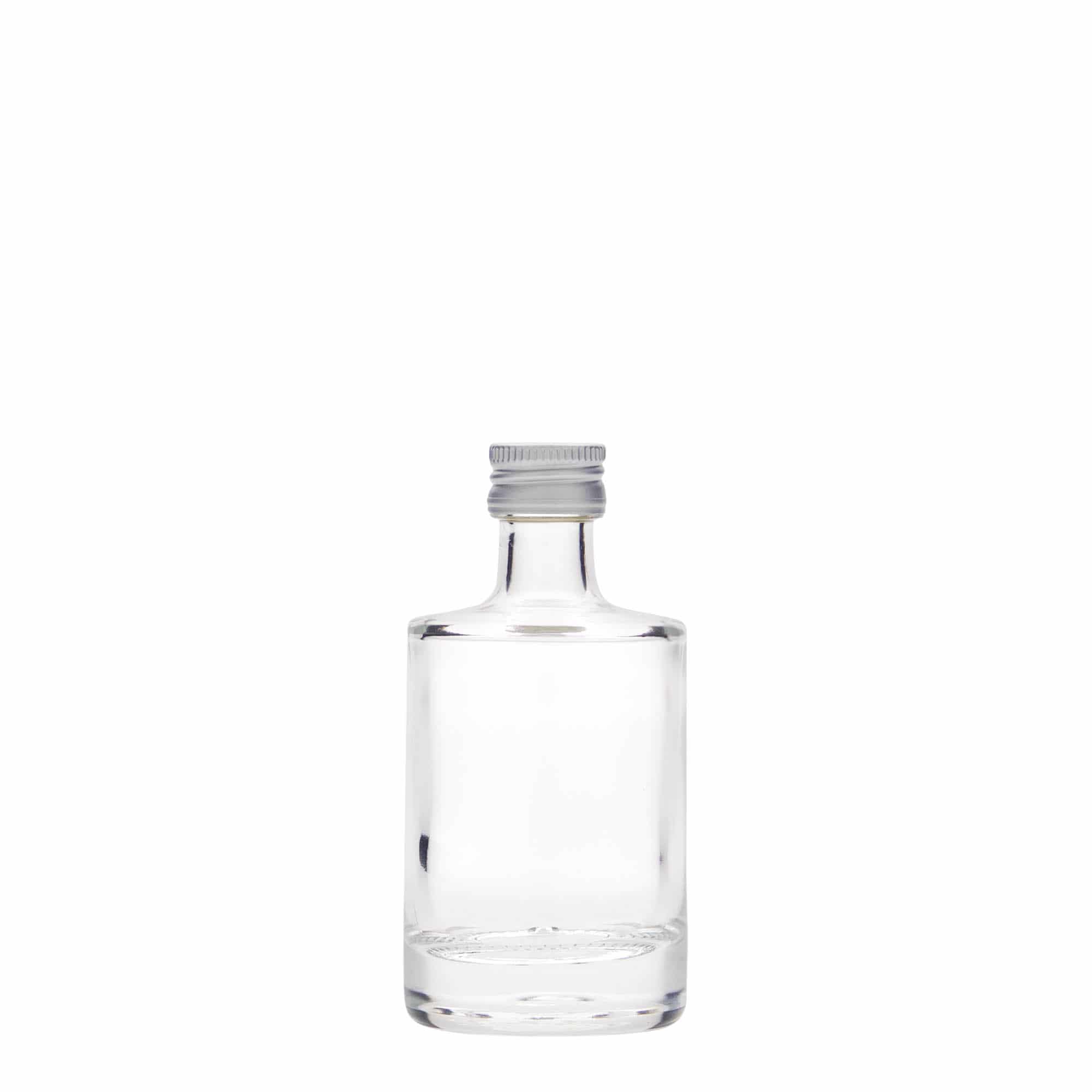 50 ml sklenená fľaša 'Aventura', hrdlo: PP 18