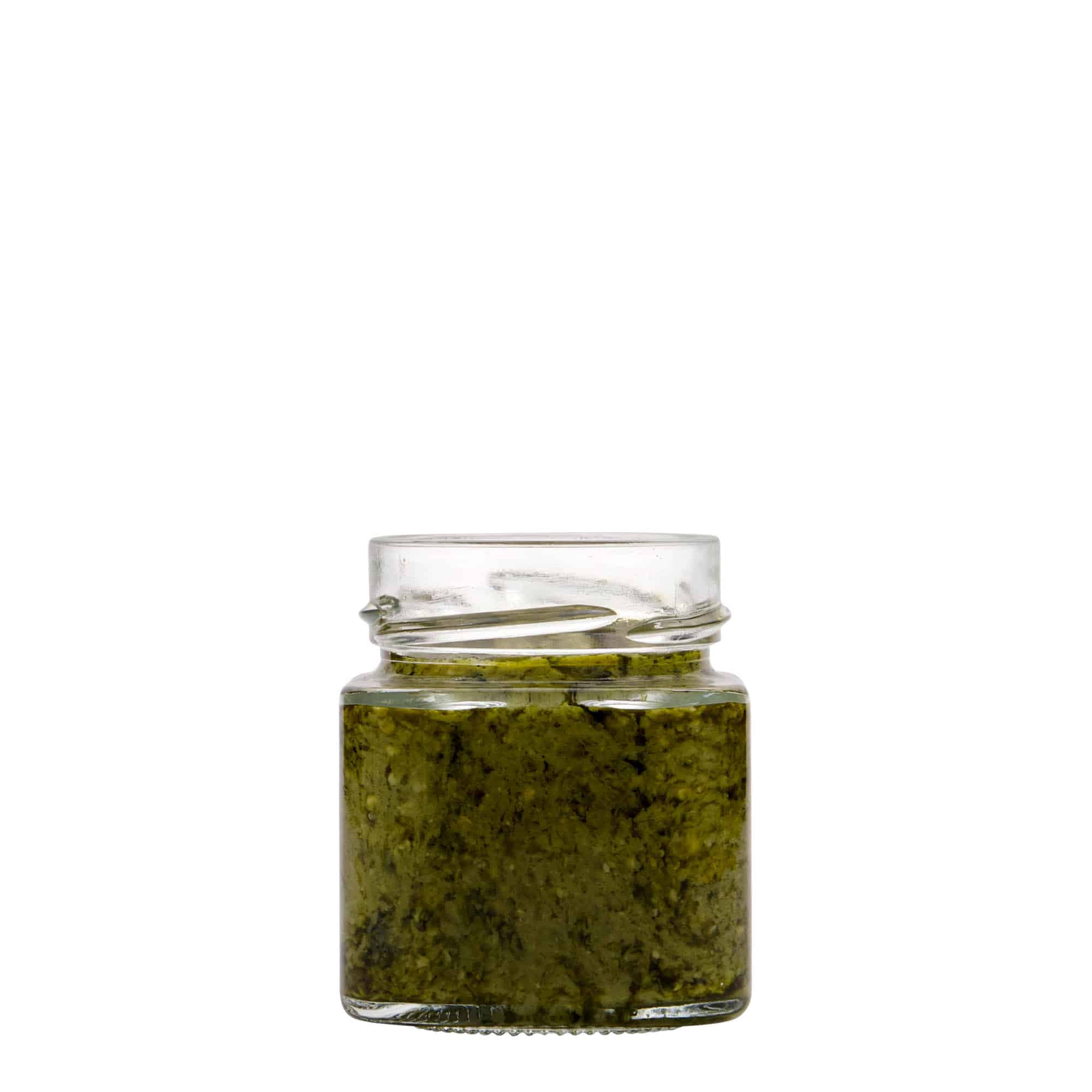 156 ml štvorcová fľaša 'Funny', hrdlo: Deep-Twist-Off (DTO 58)