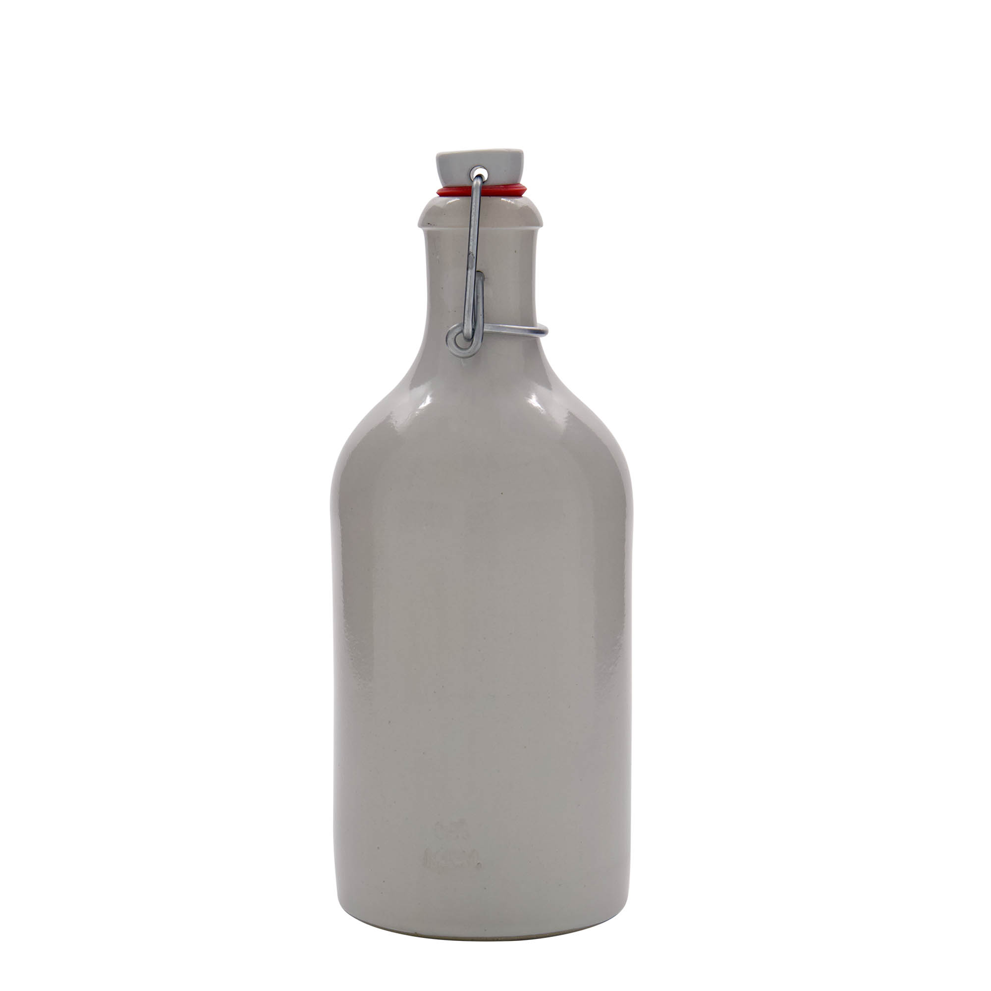 500 ml keramický džbán, kamenina, biely, hrdlo: uzáver s pákou