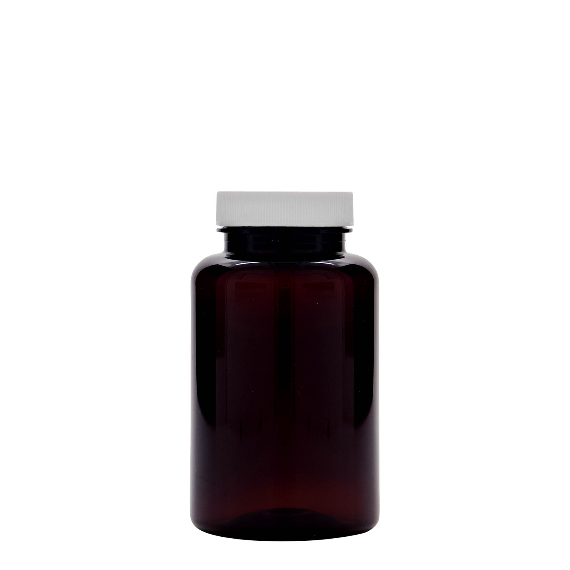 250 ml PET fľaša, plast, hnedá, hrdlo: 45/400