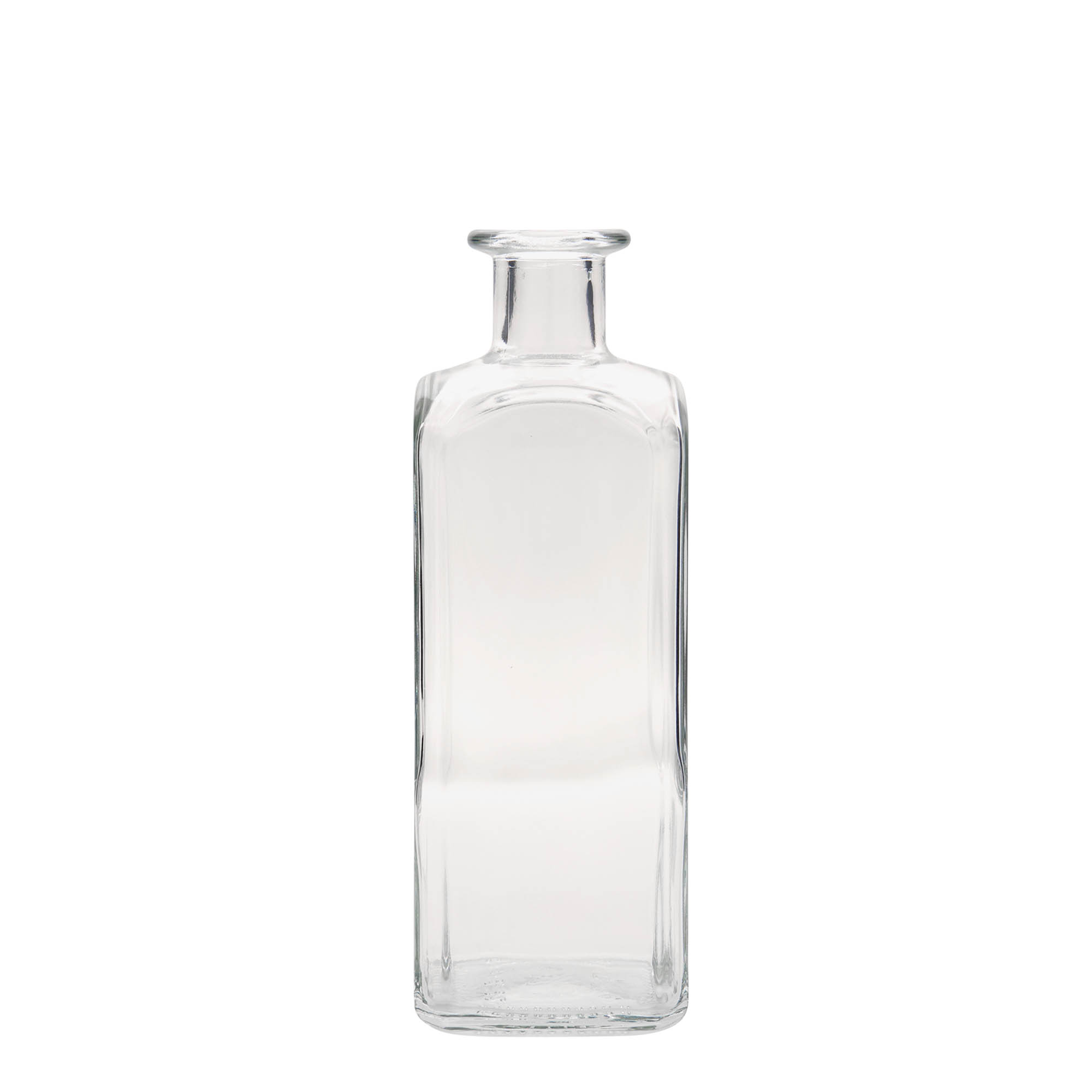 500 ml sklenená fľaša Apotheker Carré, štvorcová, hrdlo: korkové 500 ml sklenená fľaša Apotheker Carré, štvorcová, hrdlo: korkové