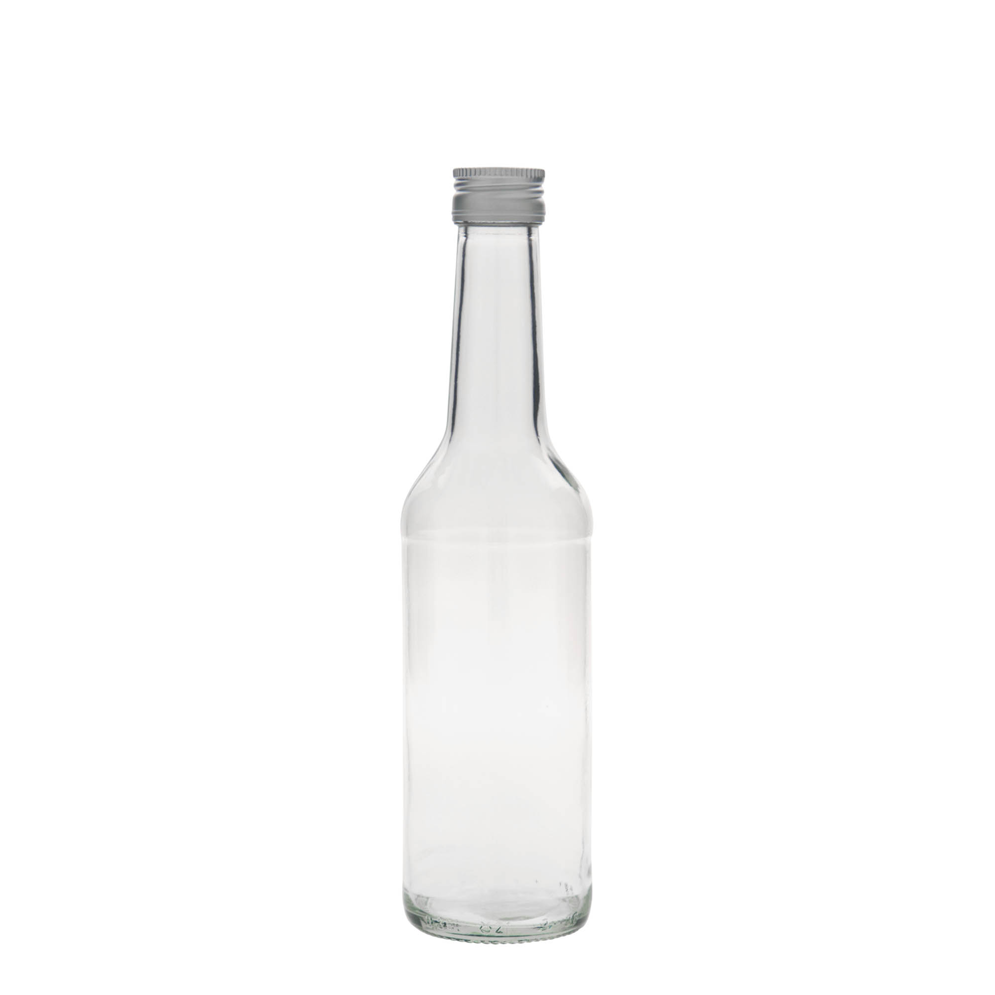 350 ml sklenená fľaša s priamym hrdlom, hrdlo: PP 28