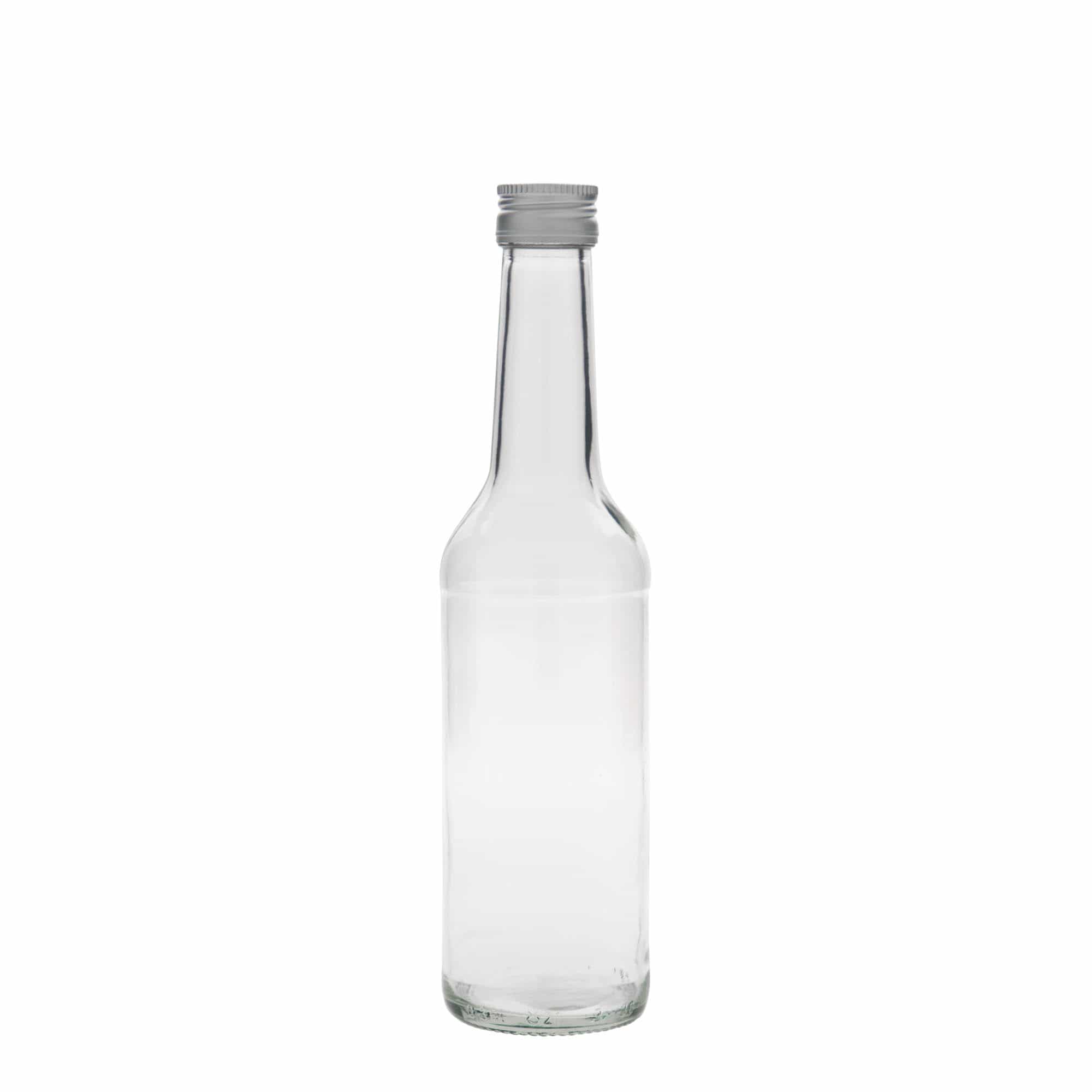 350 ml sklenená fľaša s priamym hrdlom, hrdlo: PP 28