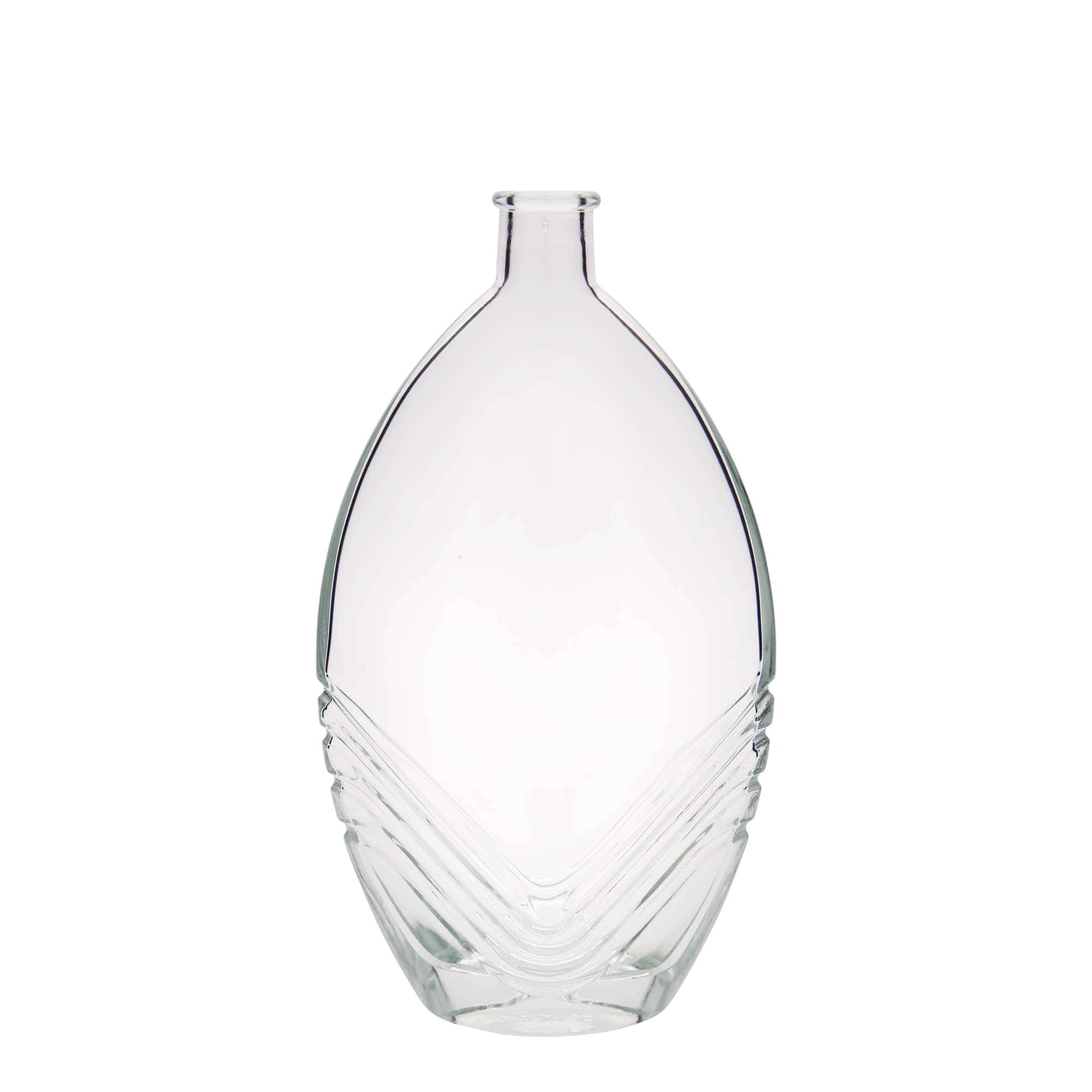 500 ml sklená fľaša „Florence“, oválna, hrdlo: korok 500 ml sklená fľaša „Florence“, oválna, hrdlo: korok