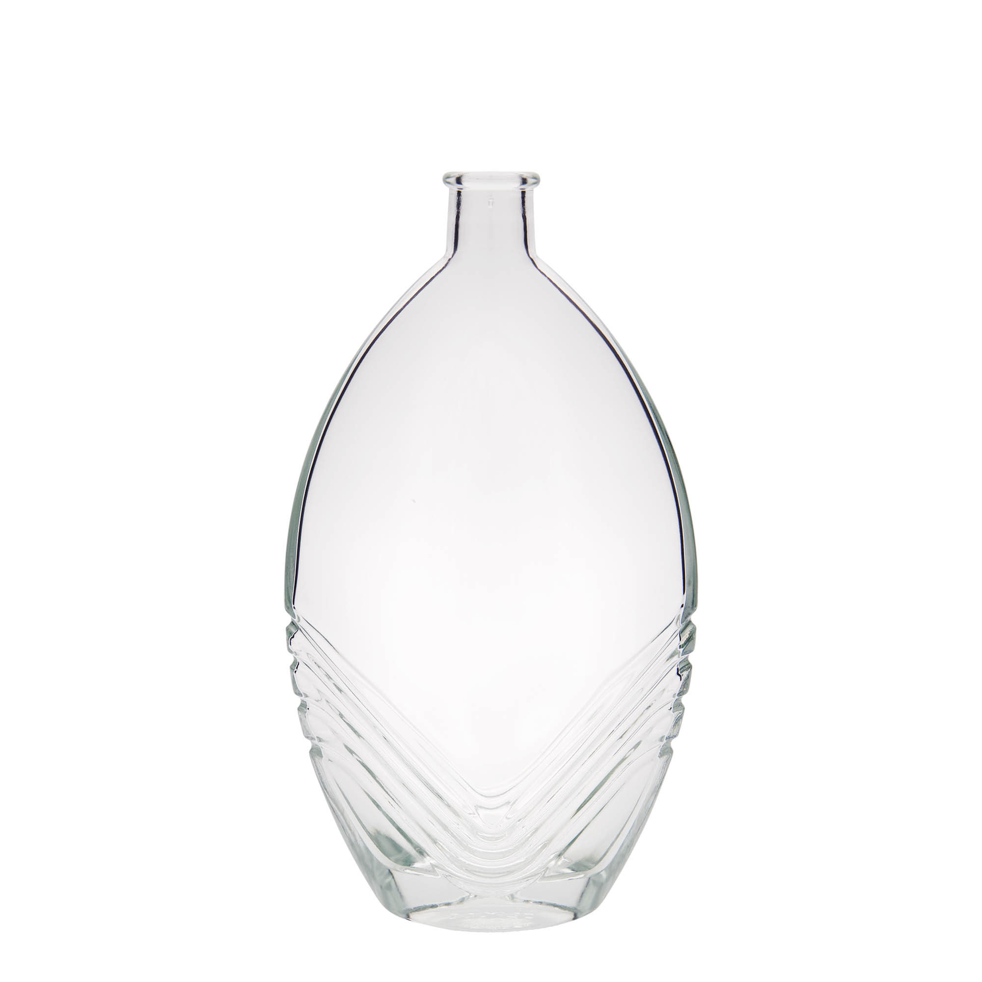 500 ml sklenená fľaša 'Florence', oválna, hrdlo: korkové 500 ml sklenená fľaša 'Florence', oválna, hrdlo: korkové
