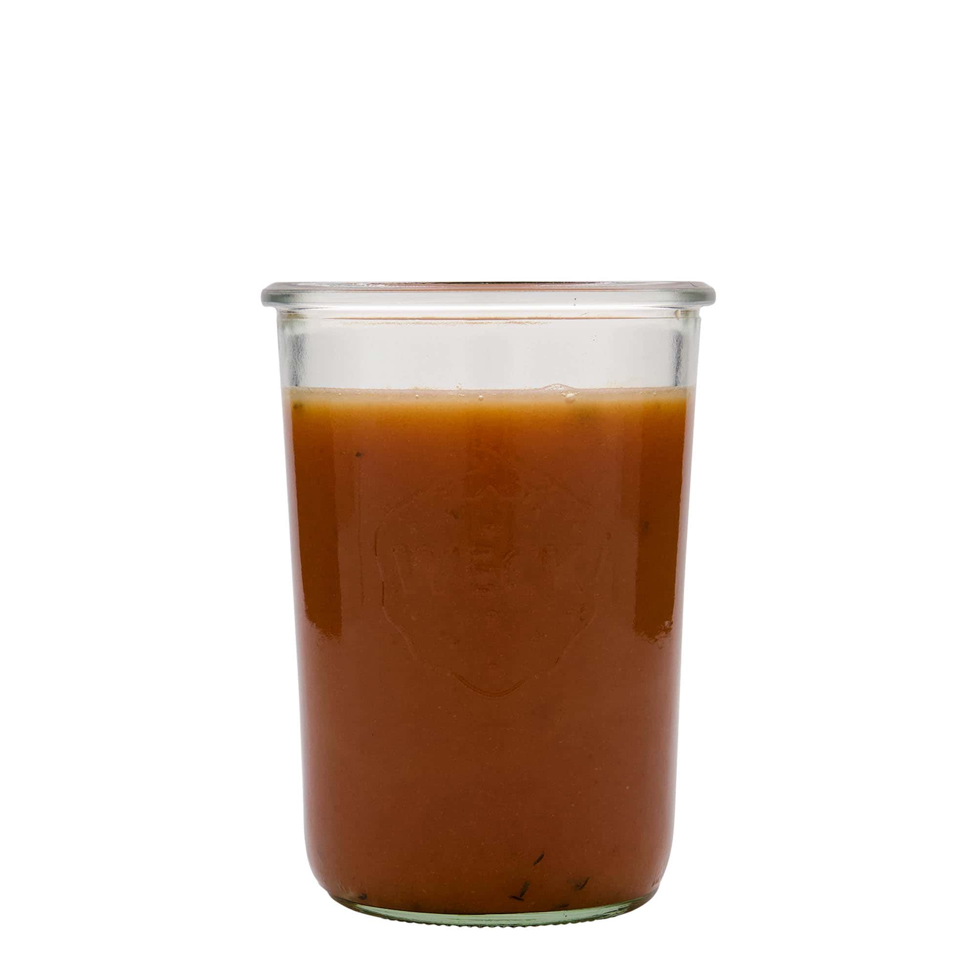 850 ml WECK pohár na zaváranie, hrdlo: okrúhly okraj