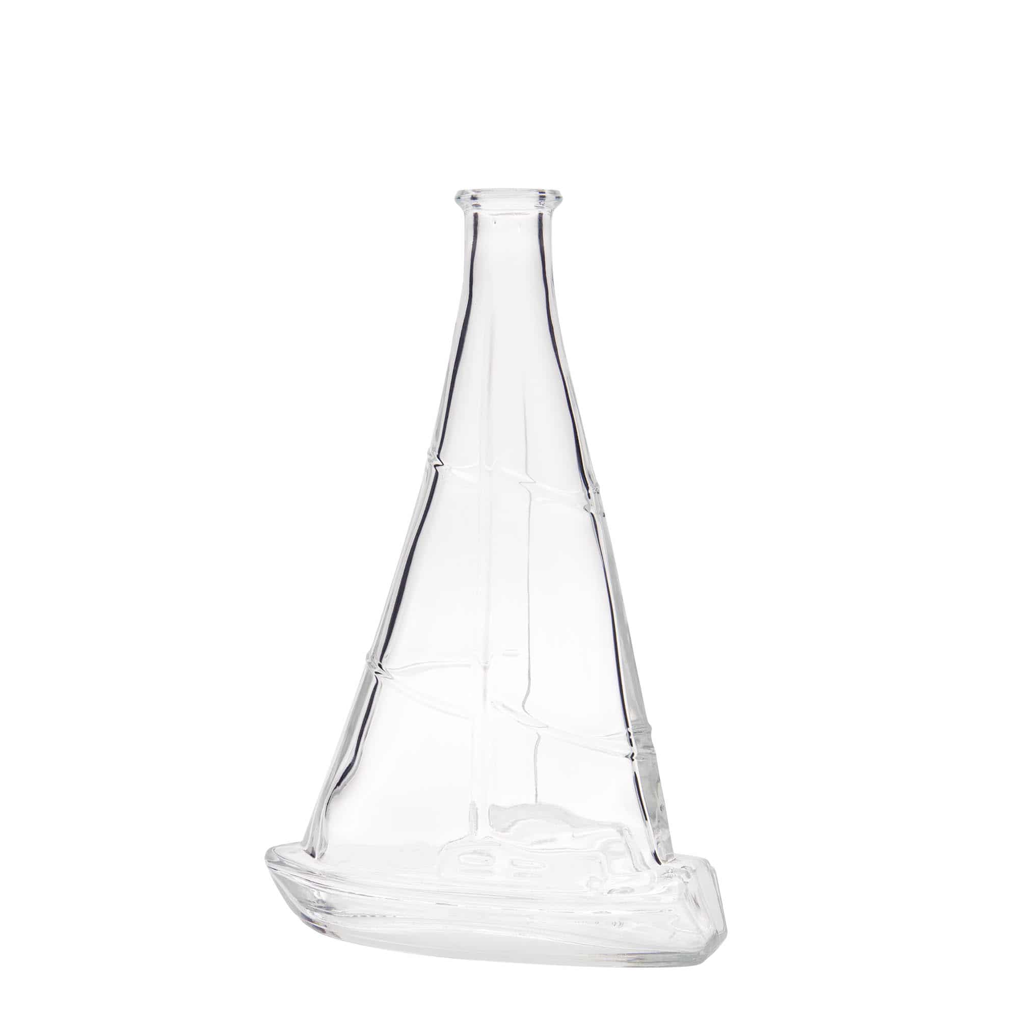 350 ml sklená fľaša „Plachetnica“, hrdlo: korok