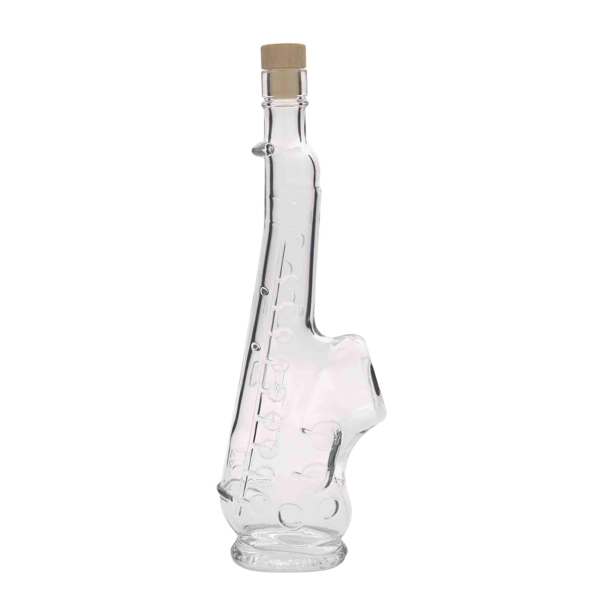 500 ml sklená fľaša „Sa x ofón“, hrdlo: korok