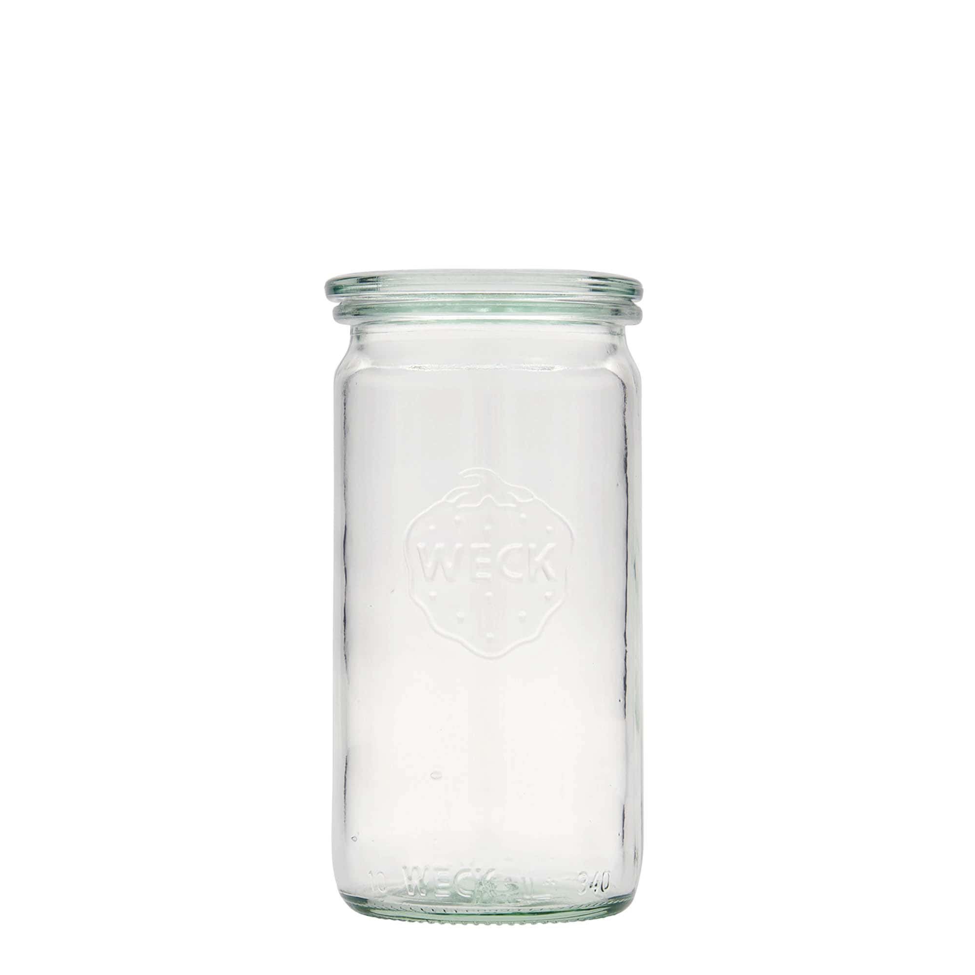 340 ml WECK valcová nádoba, otvor: okrúhly okraj
