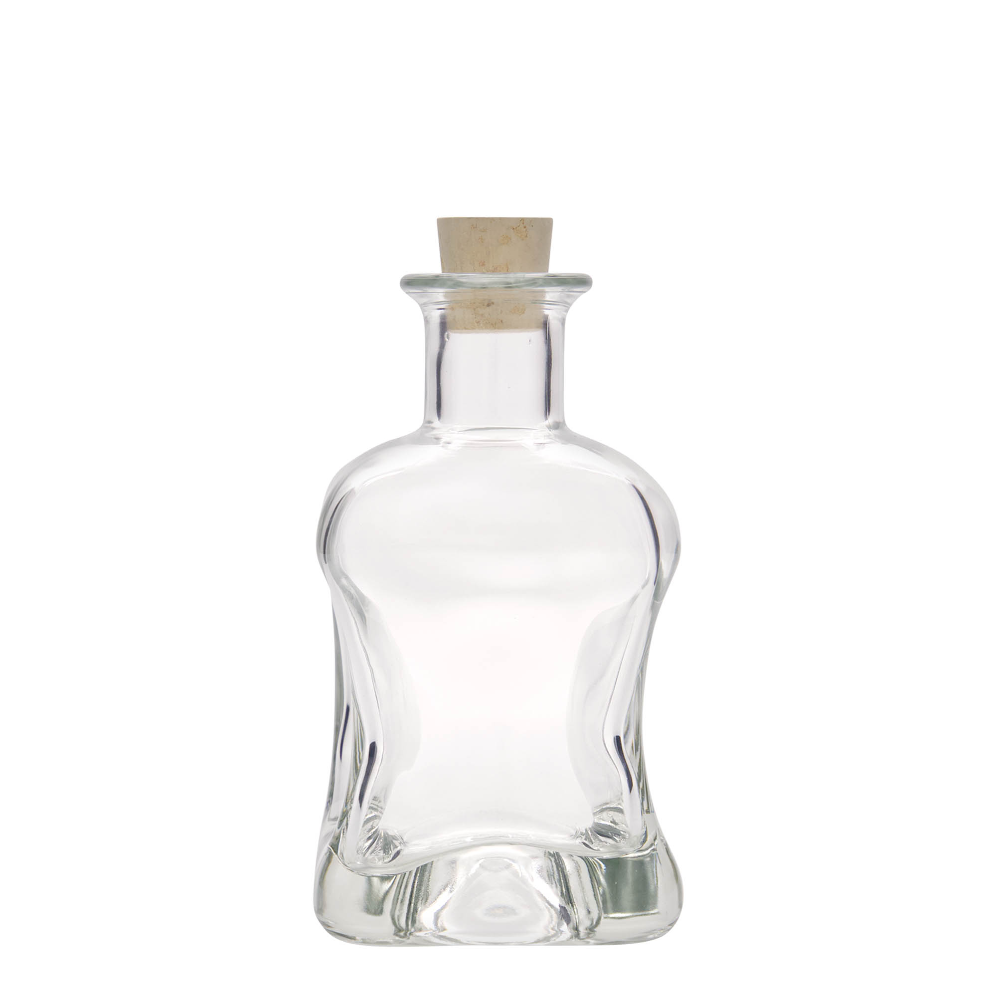 350 ml sklenená fľaša 'Dublin', štvorcová, hrdlo: korok