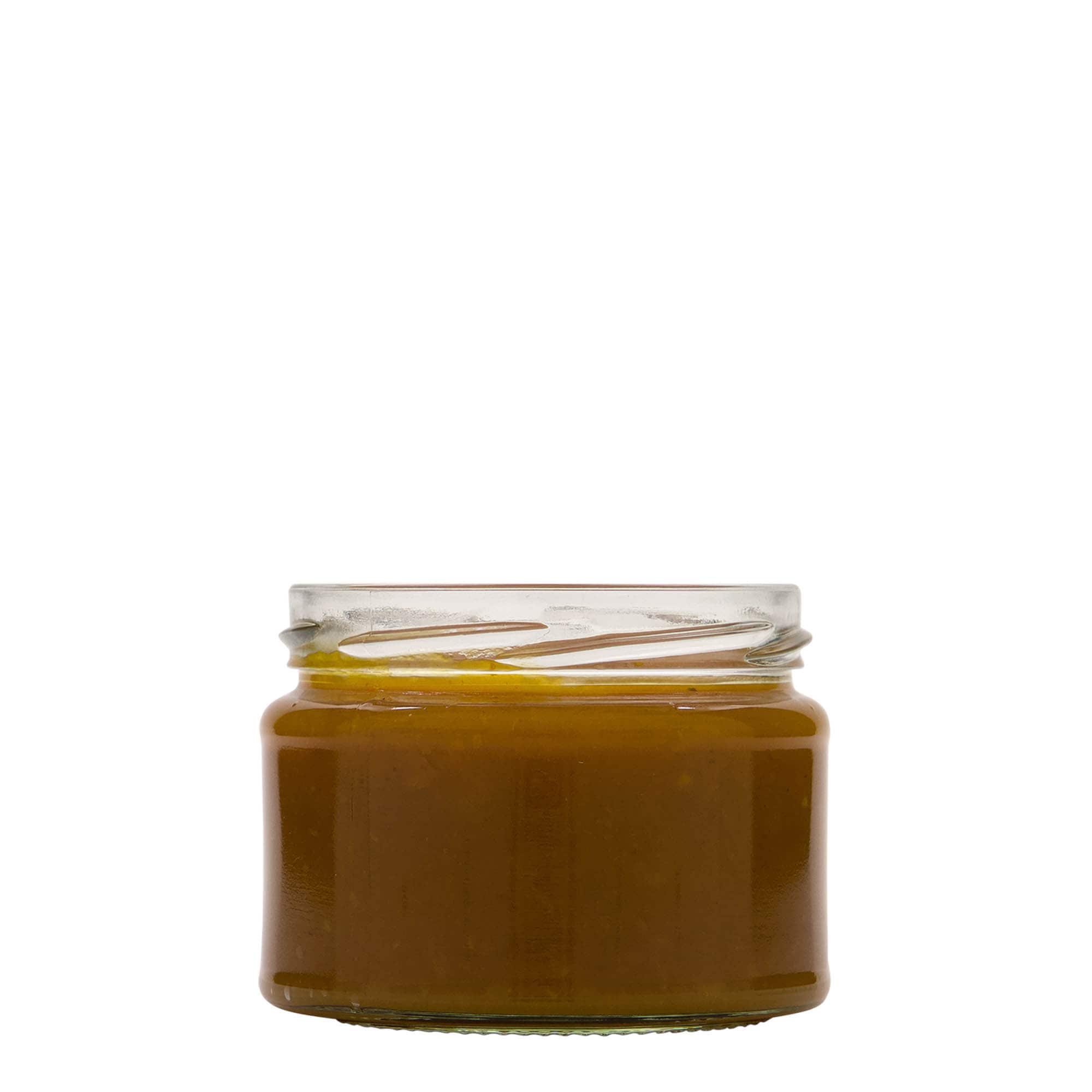 280 ml plochá okrúhla nádoba, hrdlo: Twist-Off (TO 82)