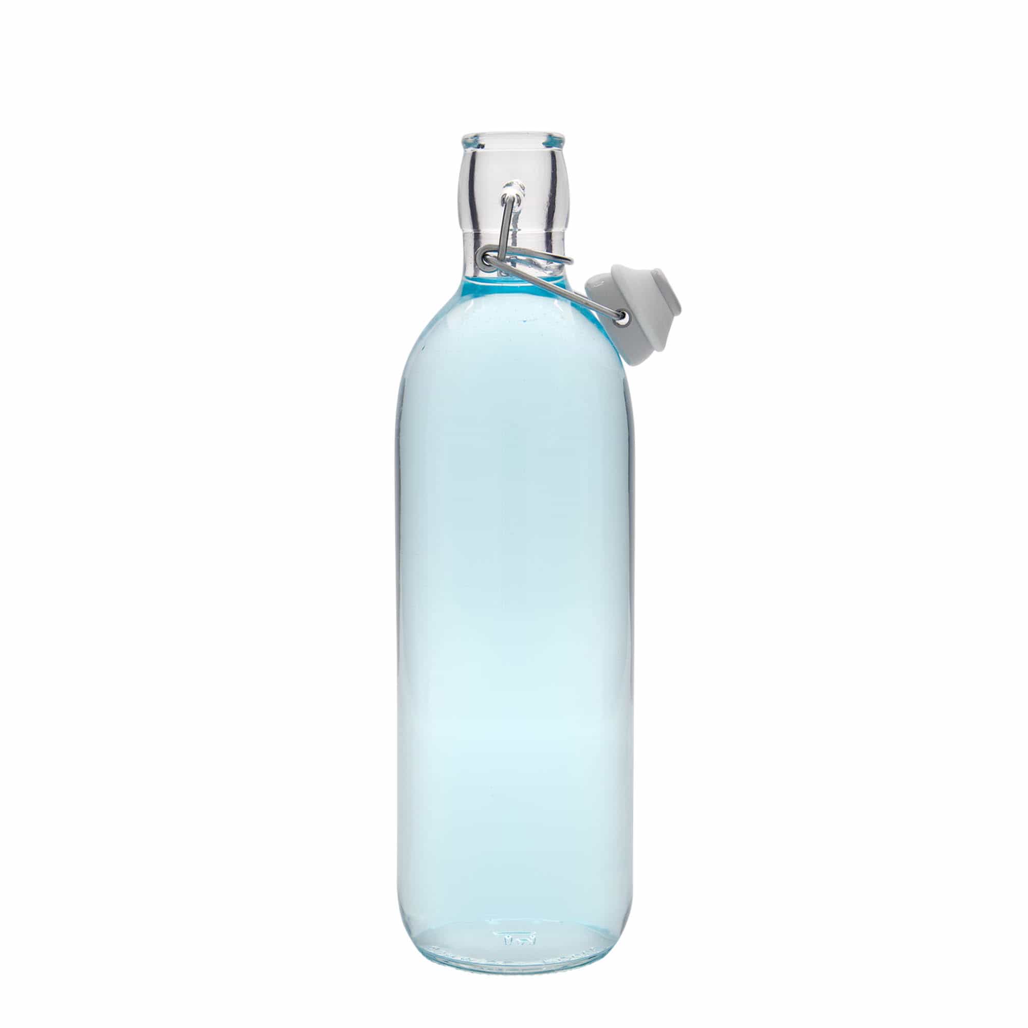 1 000 ml sklená fľaša „Emilia“, hrdlo: strmeňový uzáver
