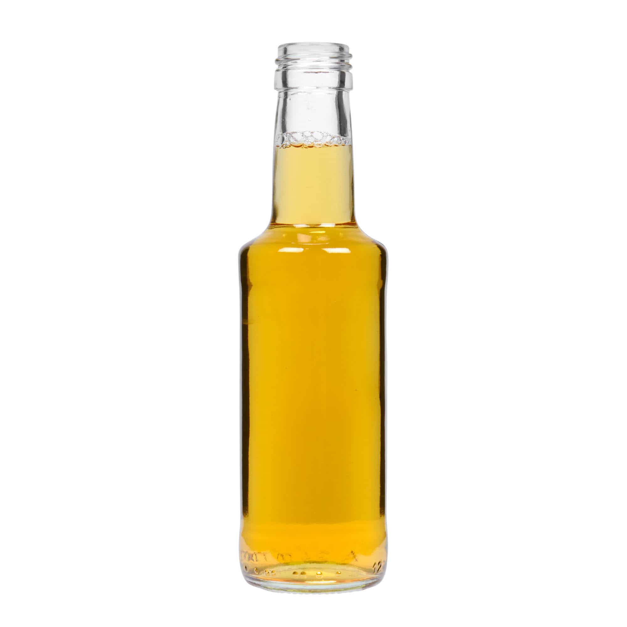 200 ml sklená fľaša „Bernie“, hrdlo: PP 28