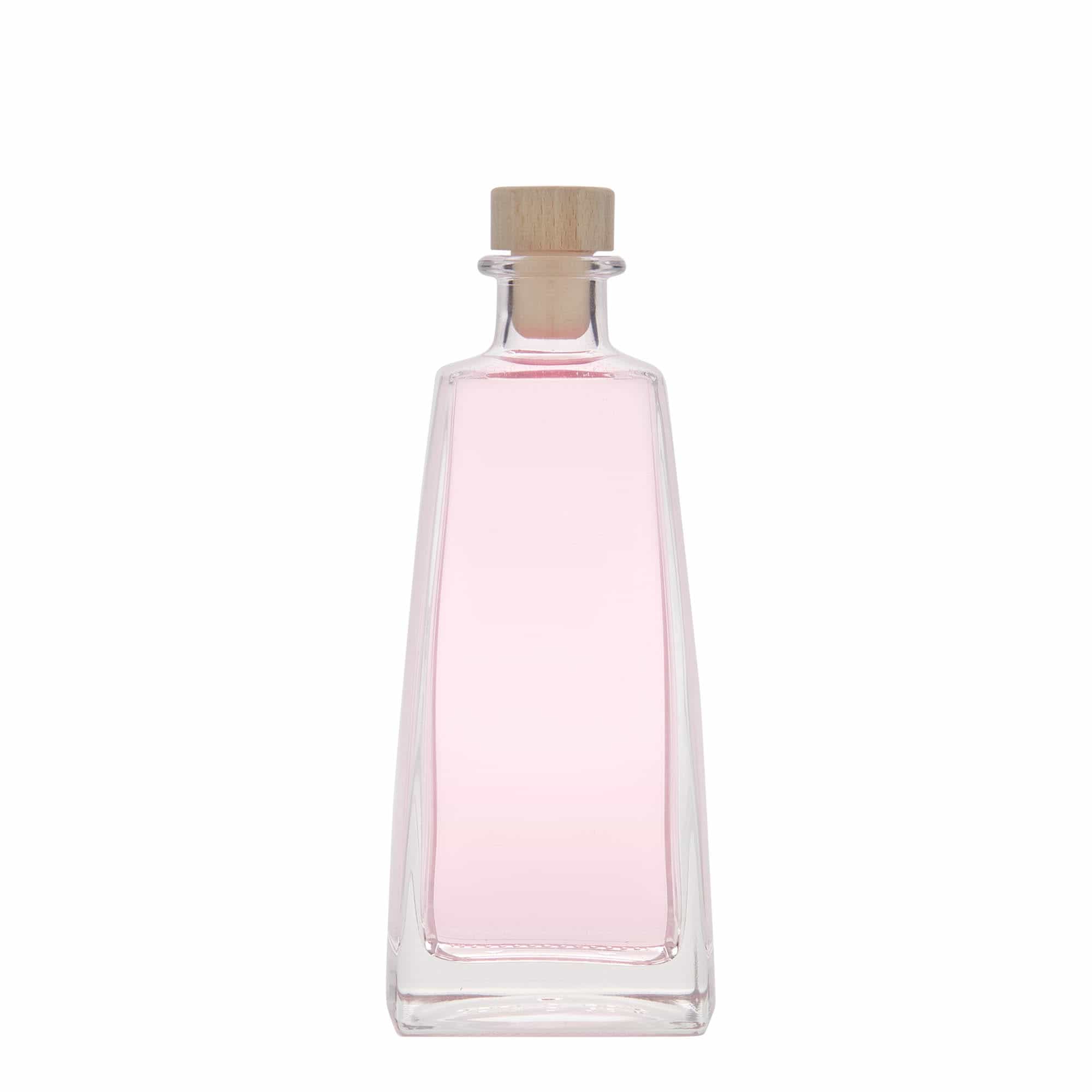 350 ml sklená fľaša „Timmy“, obdĺžniková, hrdlo: korok