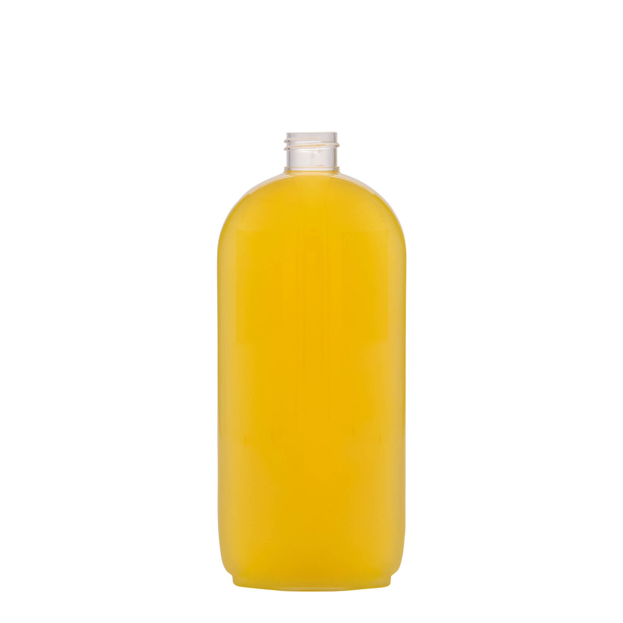 500 ml PET fľaša 'Iris', oválna, plast, hrdlo: 24/410